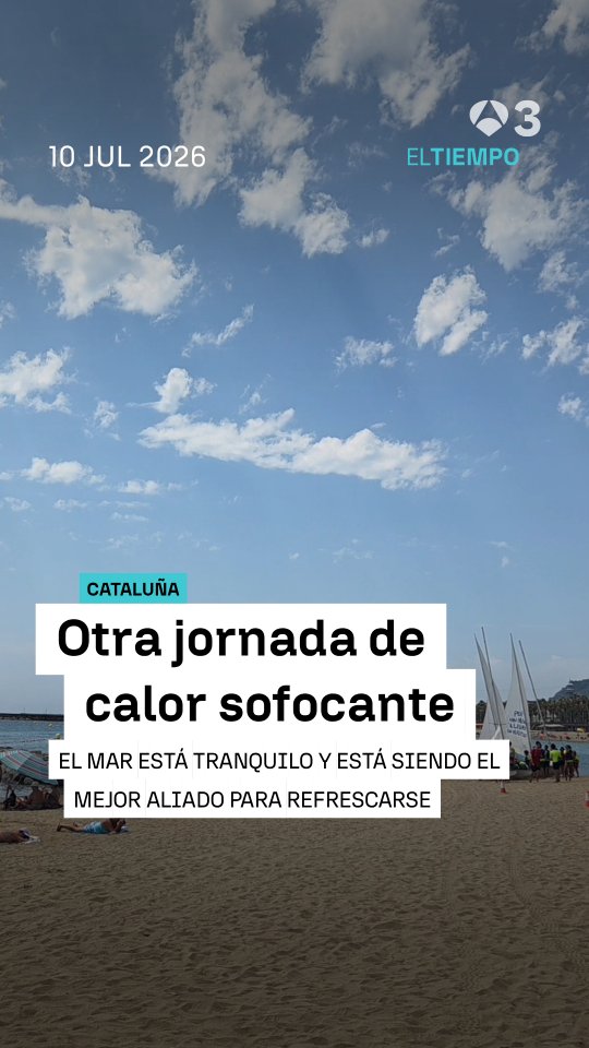 🟠 🟡 En Cataluña se avecina otra jornada de calor sofocante con aviso naranja en el Pirineo de Lleida y aviso amarillo en Barcelona por altas temperaturas