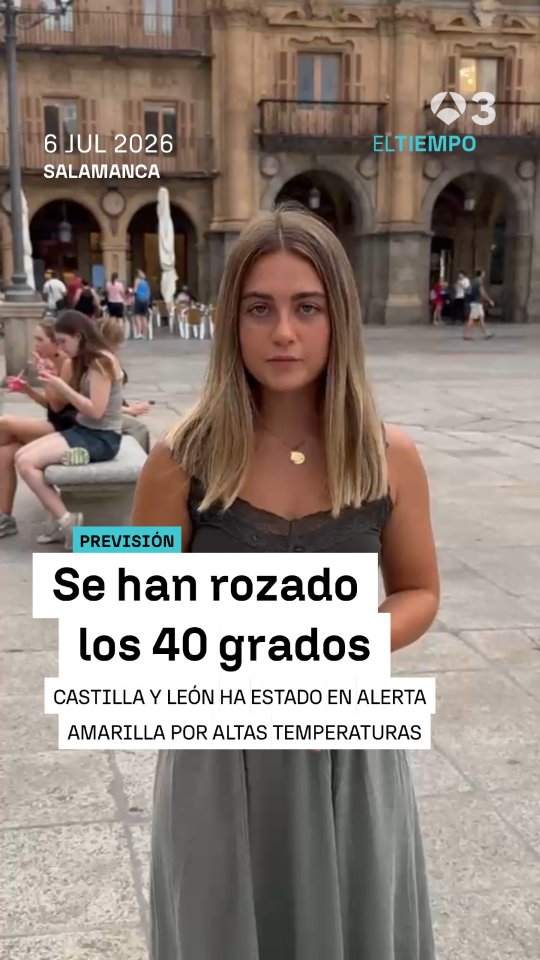🟡 En Castilla y León ha habido alerta amarilla por altas temperaturas, las cuales han estado presentes en todo el país