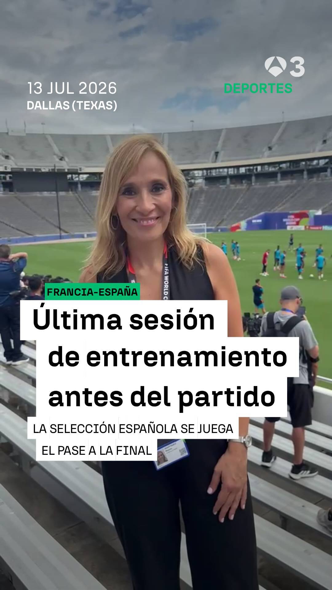 🇪🇸 ¡Nos colamos en la última sesión del entrenamiento de España antes del partido contra Francia!