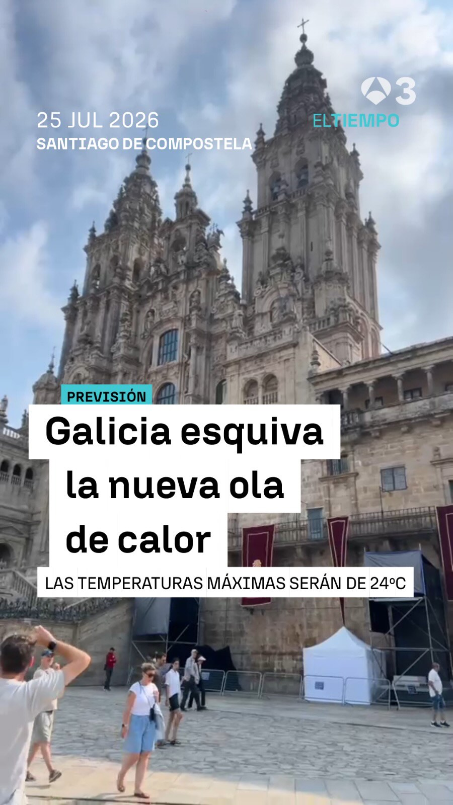 ☀️ Galicia esquiva la ola de calor en este Día de la Comunidad