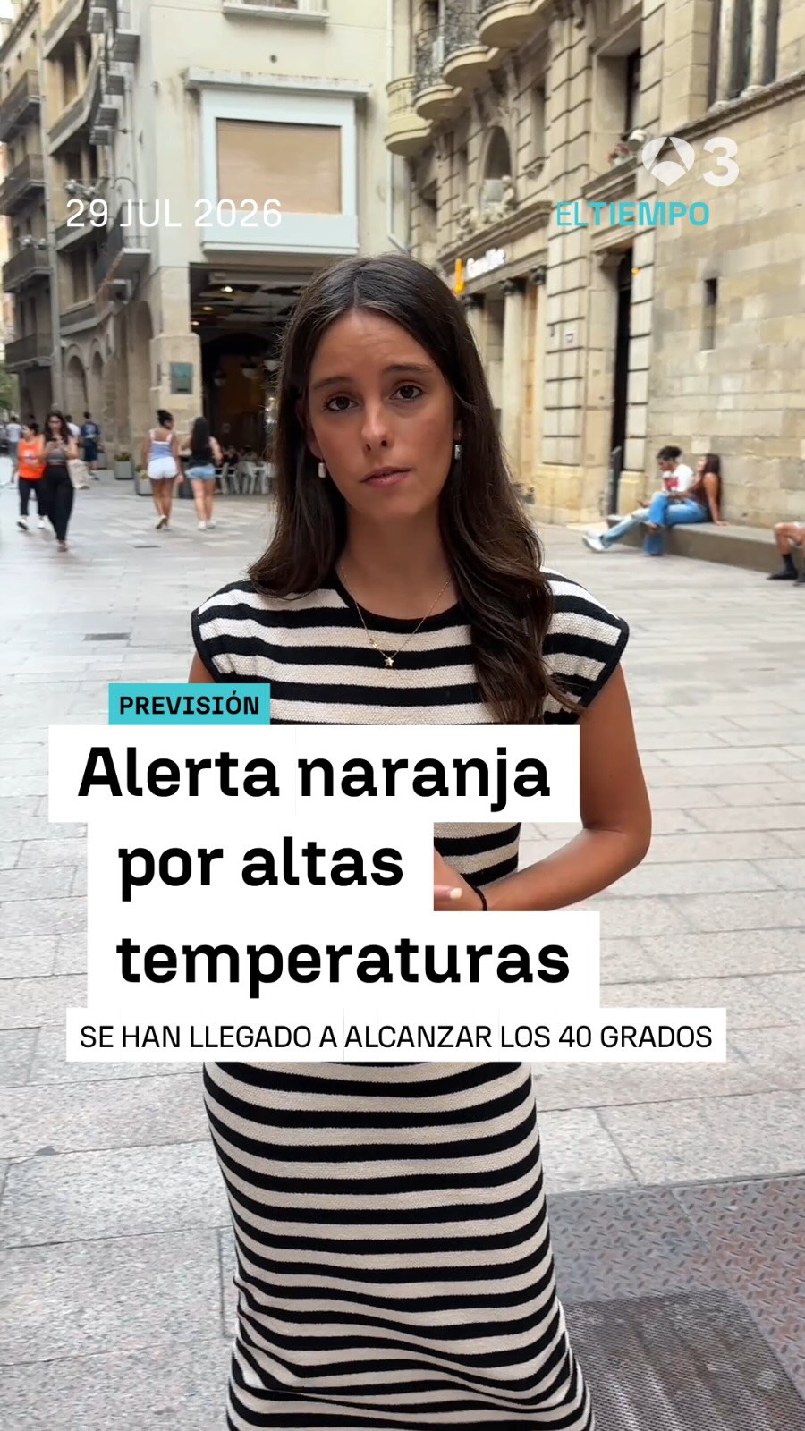 🌡️ Nueva ola de calor en Cataluña donde se han llegado a alcanzar los 40 grados en Lleida