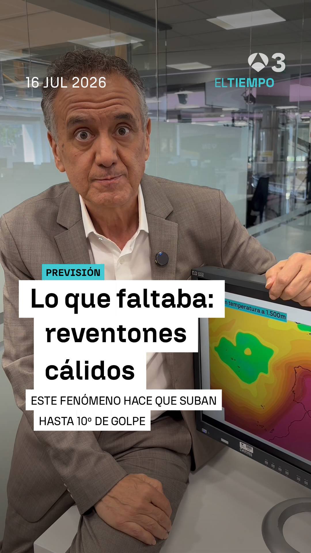 🌡️ Sí ya de por si tenemos temperaturas elevadas…