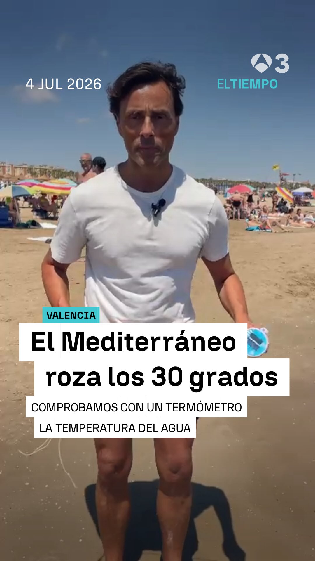 🌡️🌊 Las aguas de Valencia se convierten en ‘caldo': la temperatura del mar Mediterráneo roza los 30 grados