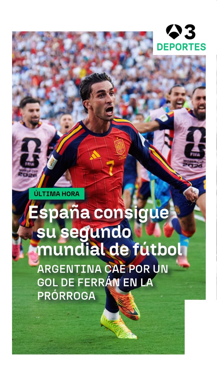 🚨🏆🇪🇸 ¡¡¡¡¡ESPAÑA ES CAMPEONA DEL MUNDO POR SEGUNDA VEZ EN SU HISTORIA!!!!!