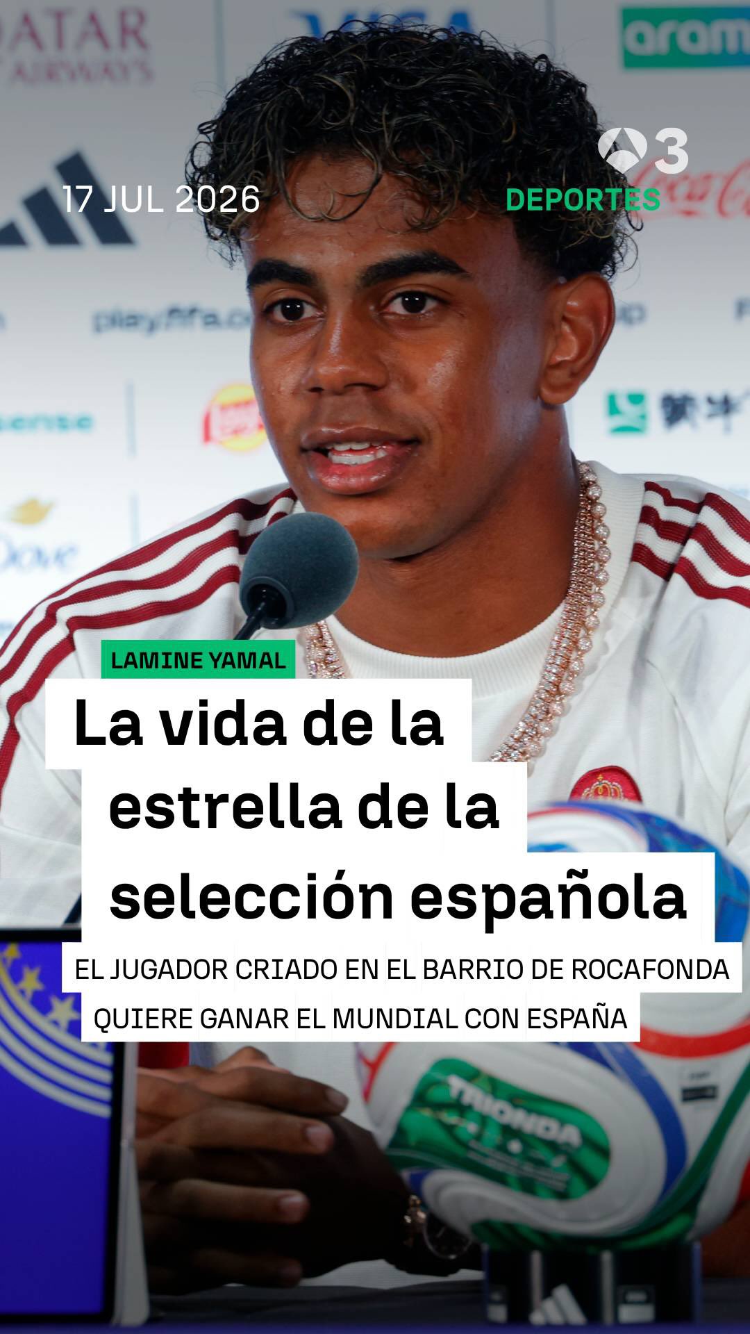 ⚽ Lamine Yamal, una historia escrita para ser una estrella mundial