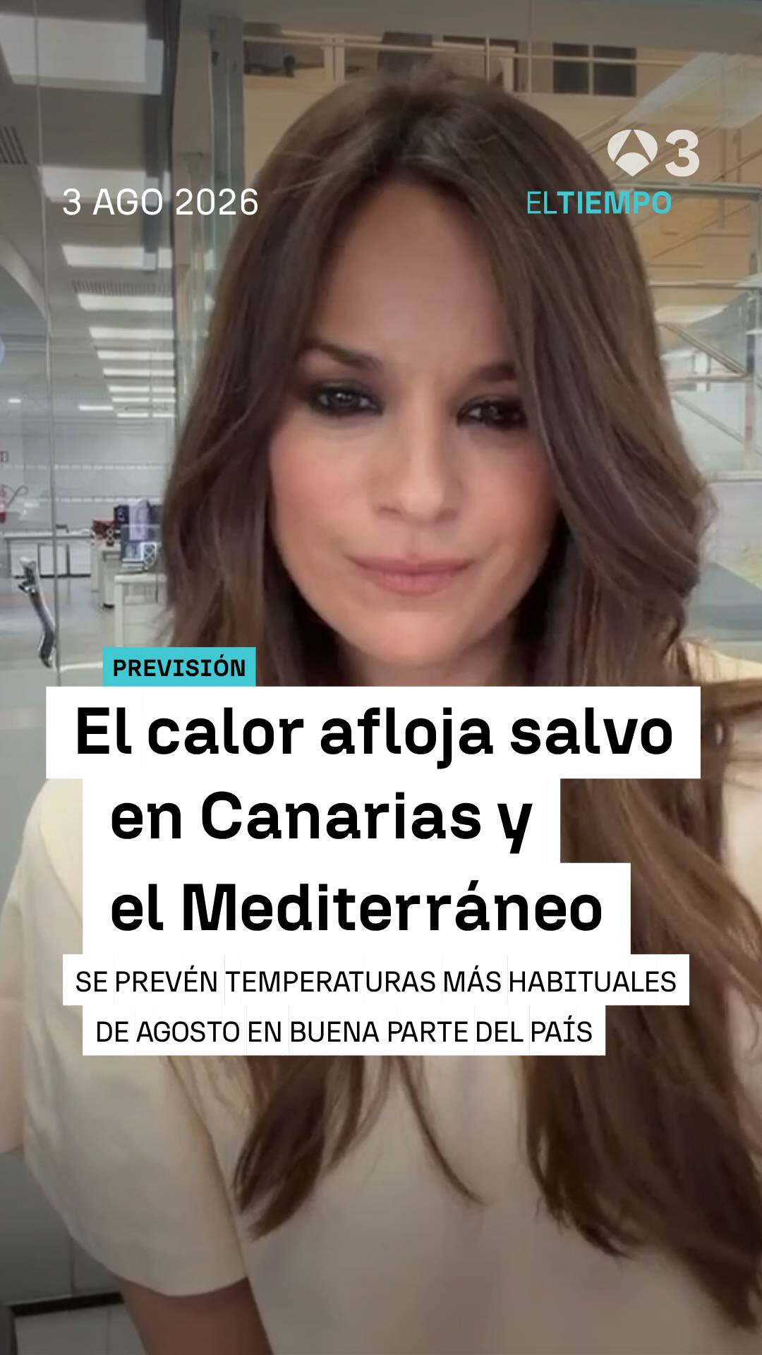 🌡️ La primera semana de agosto comienza con un descenso de las temperaturas