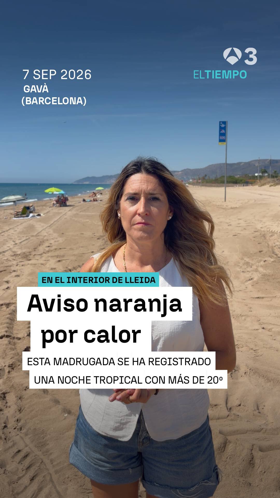 ☀️ Noches tropicales en algunas partes del país con temperaturas que superan los 20º