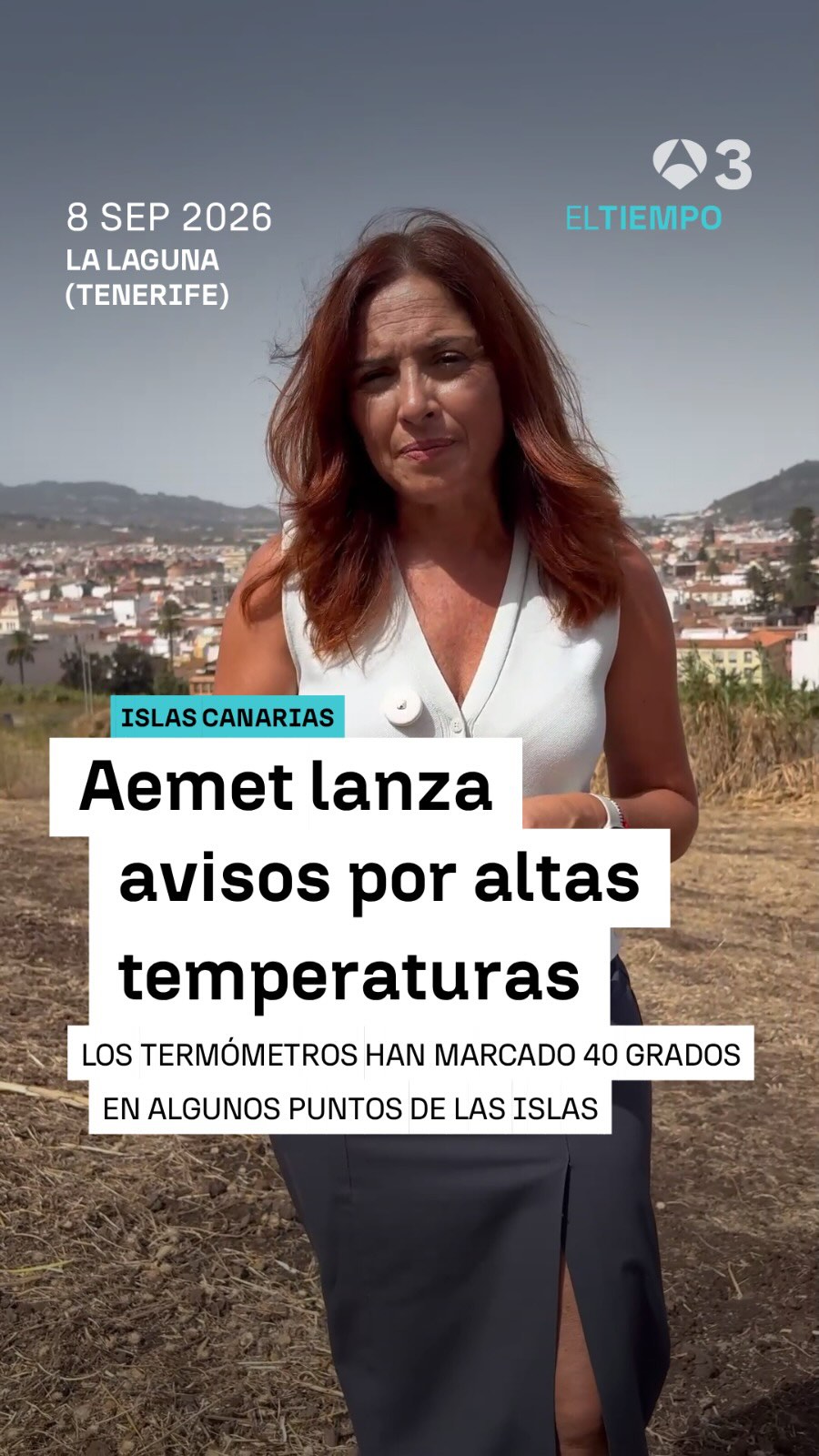 🌡️☀️ Canarias, en aviso por altas temperaturas: AEMET mantiene activados los avisos meteorológicos por calor en varias zonas del archipiélago.