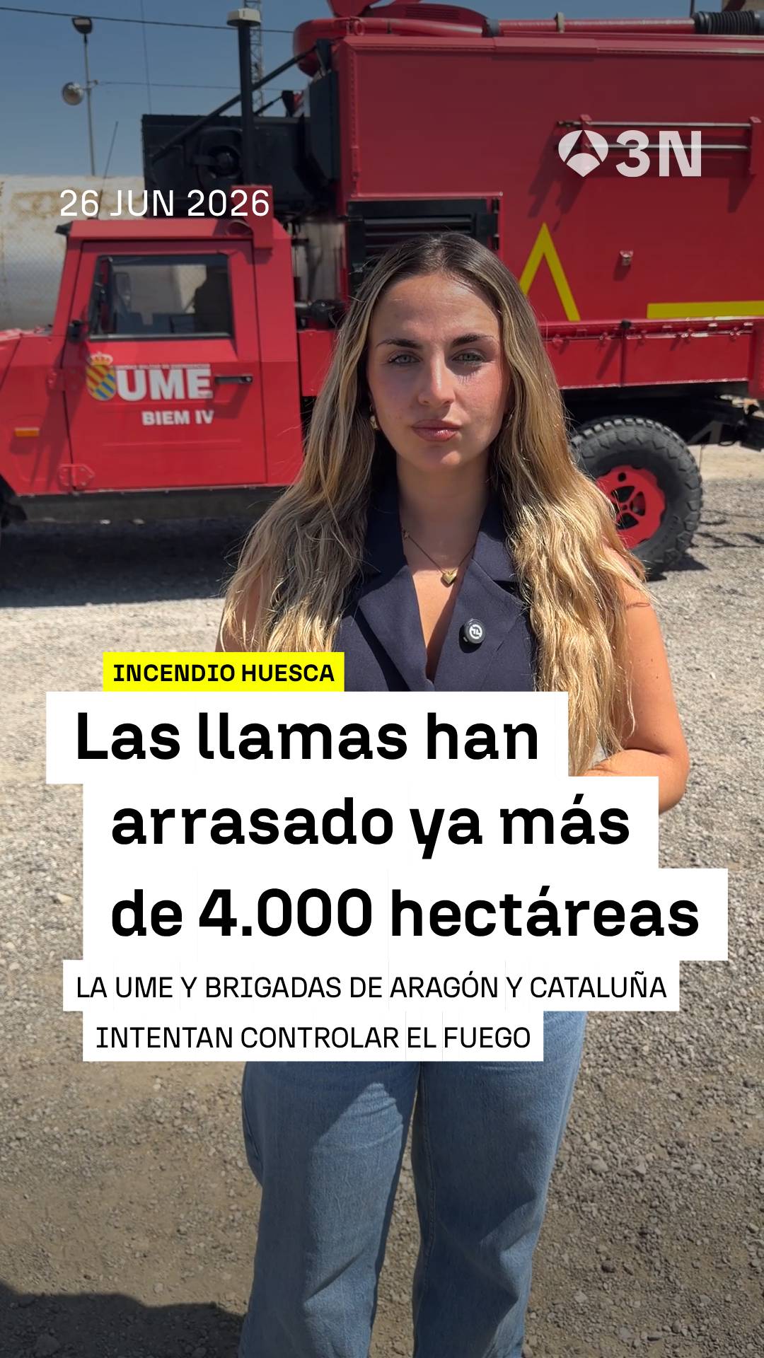 🔥🚒 El incendio de Tamarite, en Huesca, ha arrasado ya más de 4.000 hectáreas y obliga a desalojar a 240 personas