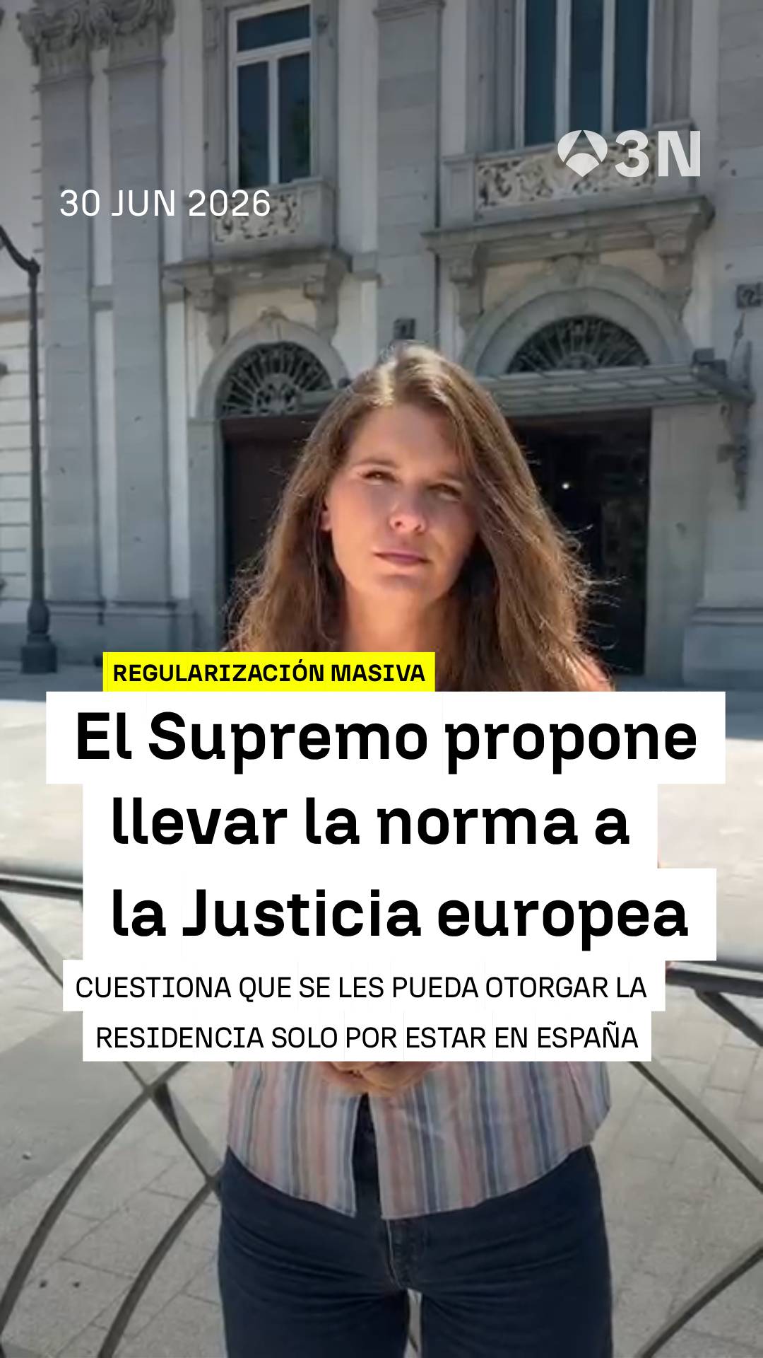 🔴 El Supremo plantea llevar al TJUE la regularización de migrantes por las 