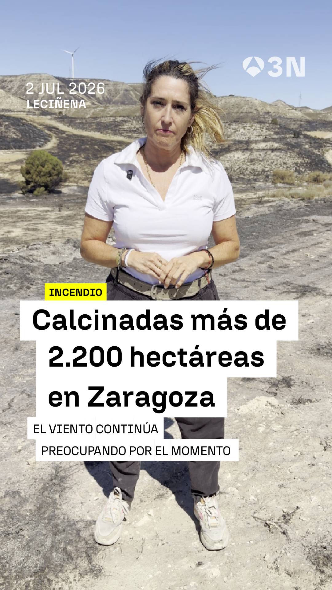 🔴 Más de 2.200 hectáreas calcinadas en la sierra de Alcubierre