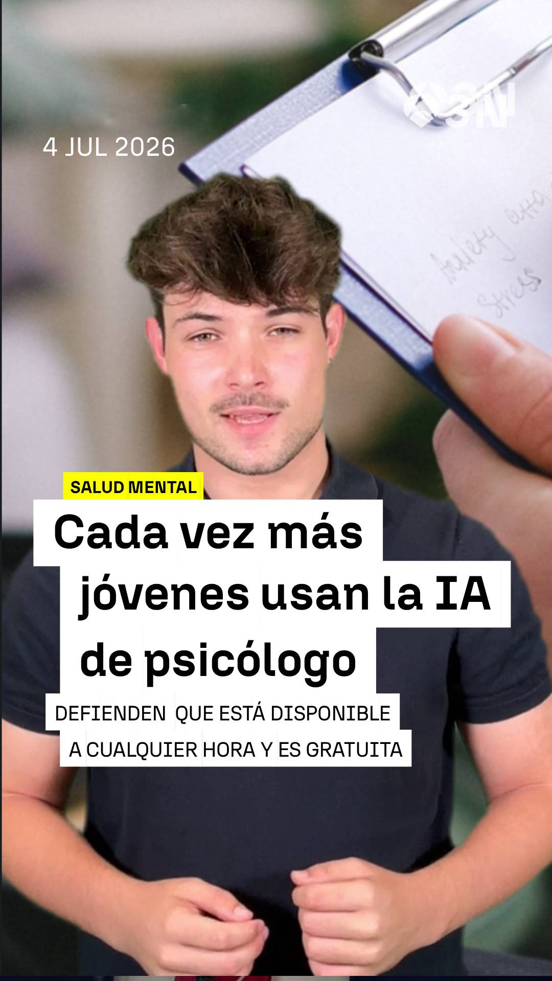 🔴 Cada vez más jóvenes usan la IA para resolver dudas relacionadas con su salud mental