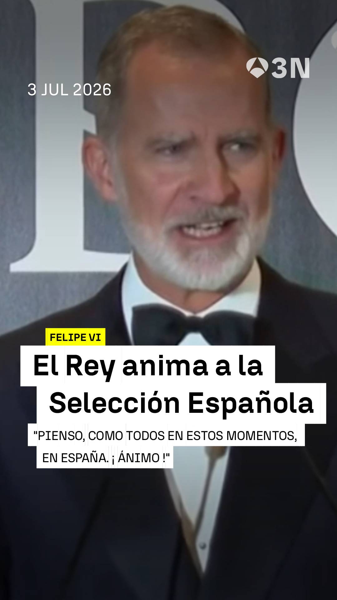👑🇪🇸 El rey Felipe VI lanza un cercano mensaje a la Selección Española