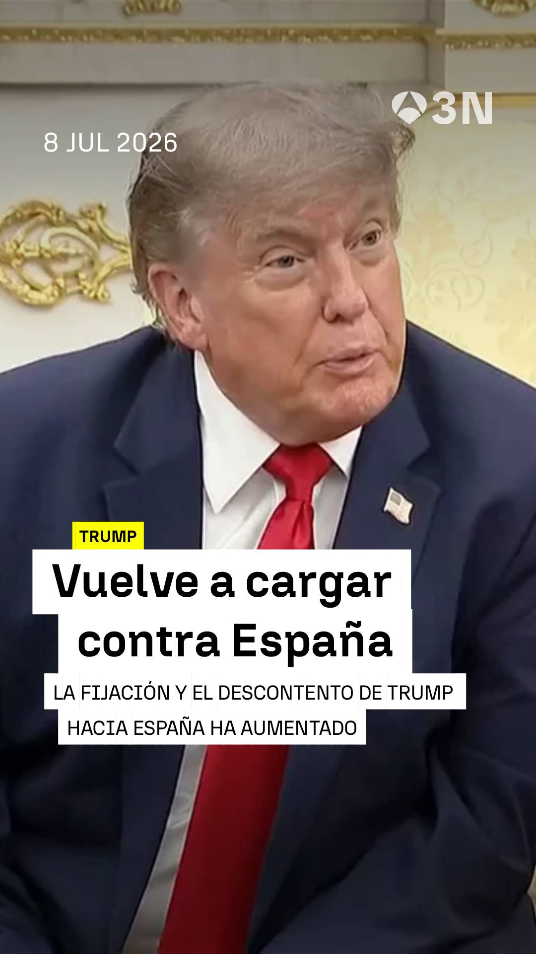 🔴 Trump amenaza con cortar el comercio con España