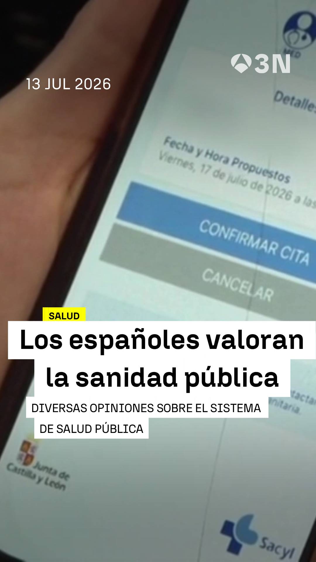 🏥 Solo el 53% de los españoles opinan que la sanidad pública funciona bien o bastante bien, una cifra que ha bajado desde la pandemia.