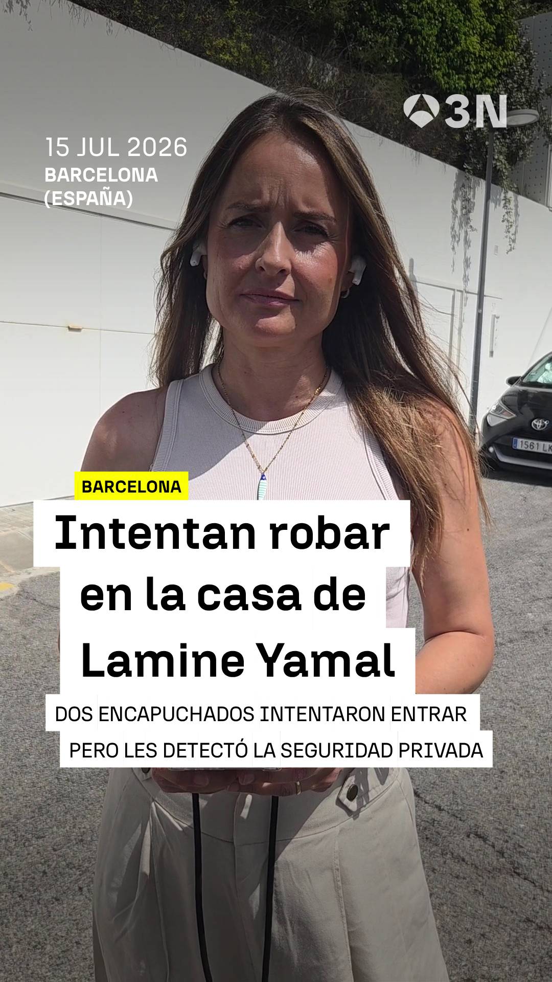 🚨 Tras la victoria en la semifinal contra Francia, dos encapuchados intentan robar la casa de Barcelona de Lamine Yamal.