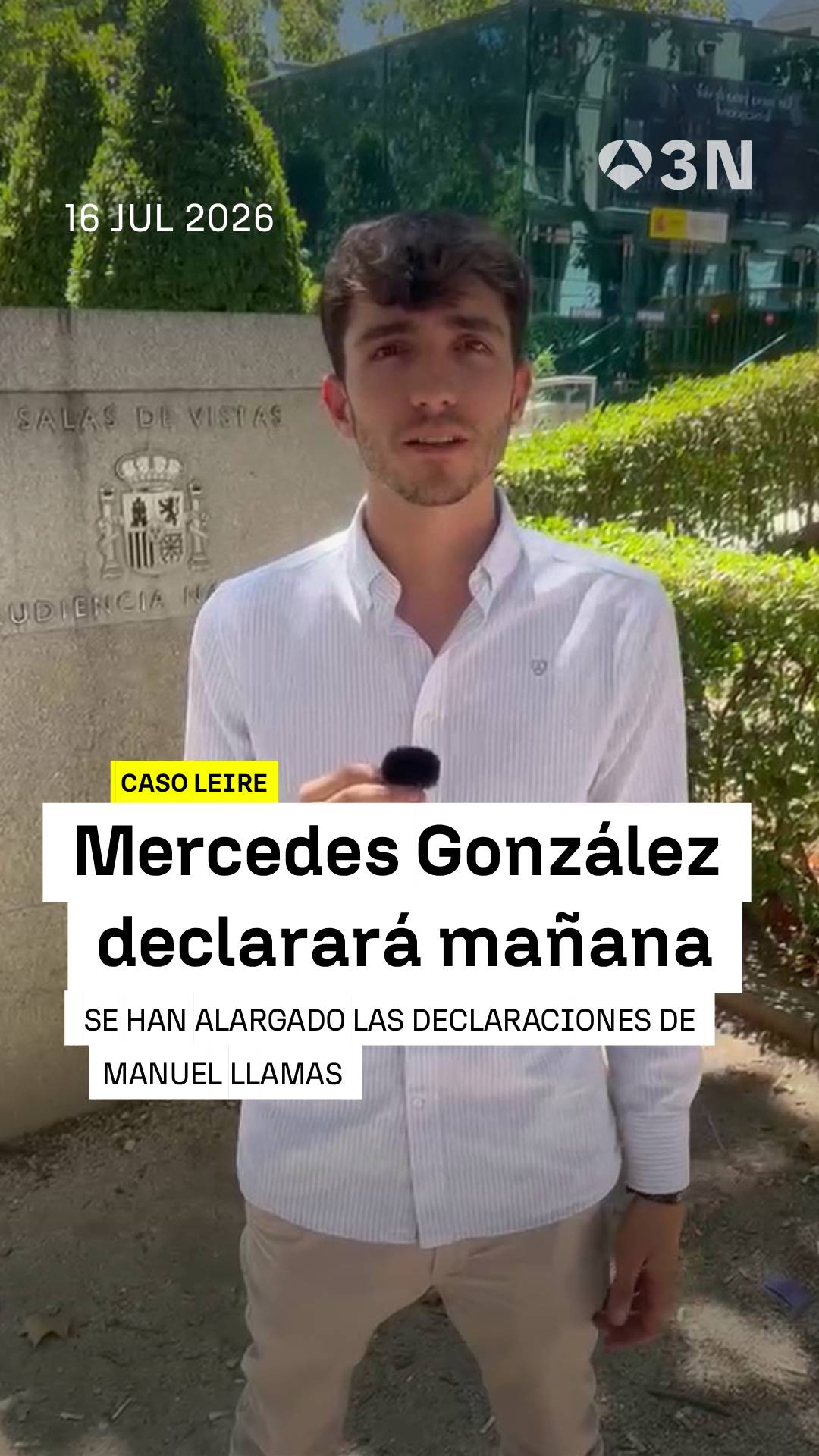 ⚖️ La directora de la Guardia Civil, Mercedes González, no ha podido declarar hoy en la Audiencia Nacional y se ha pospuesto a mañana.