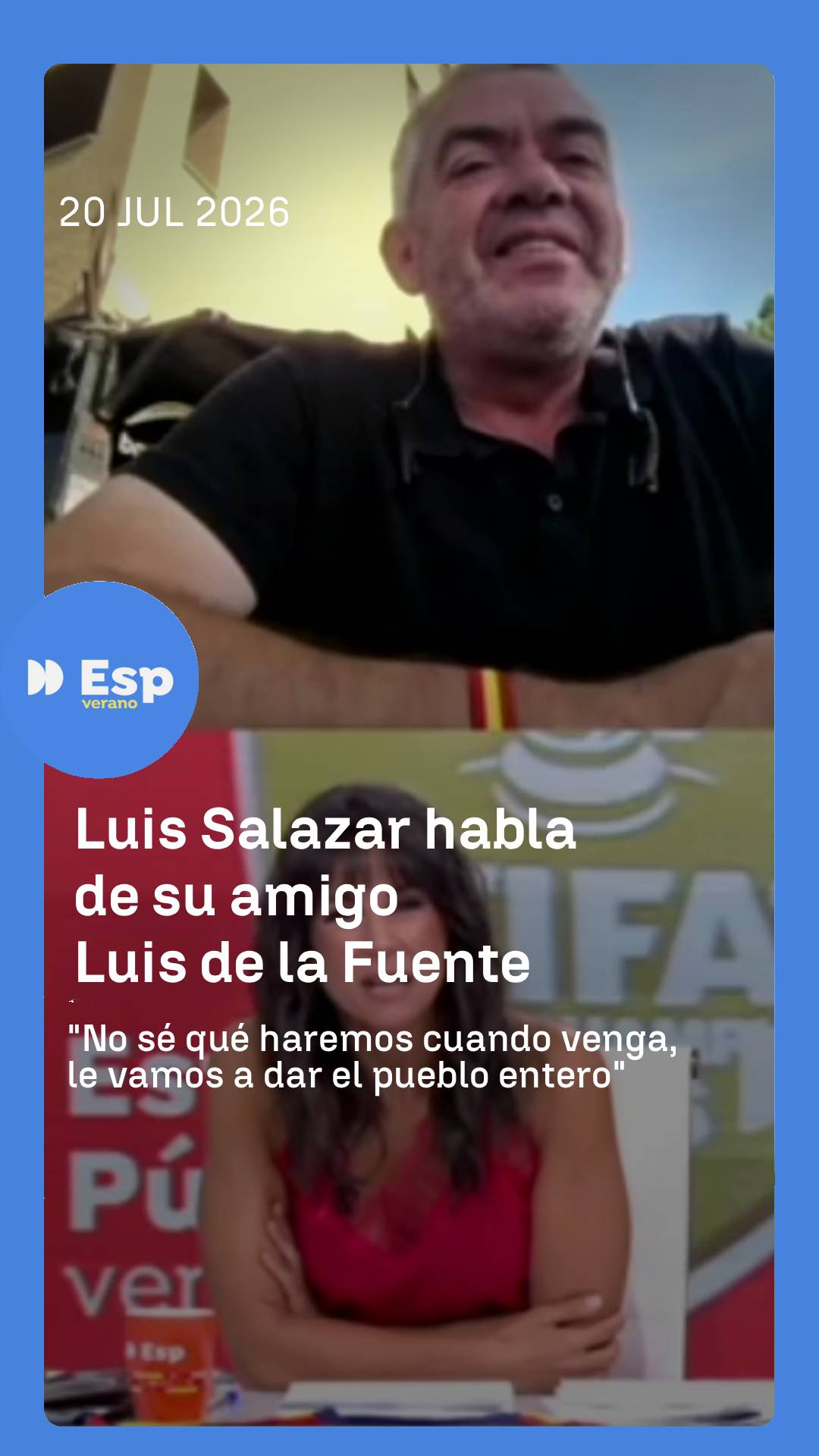 ➡️ El amigo de Luis de la Fuente, Luis Salazar, comenta cómo vivió el partido y cómo estará el entrenador en estos momentos.