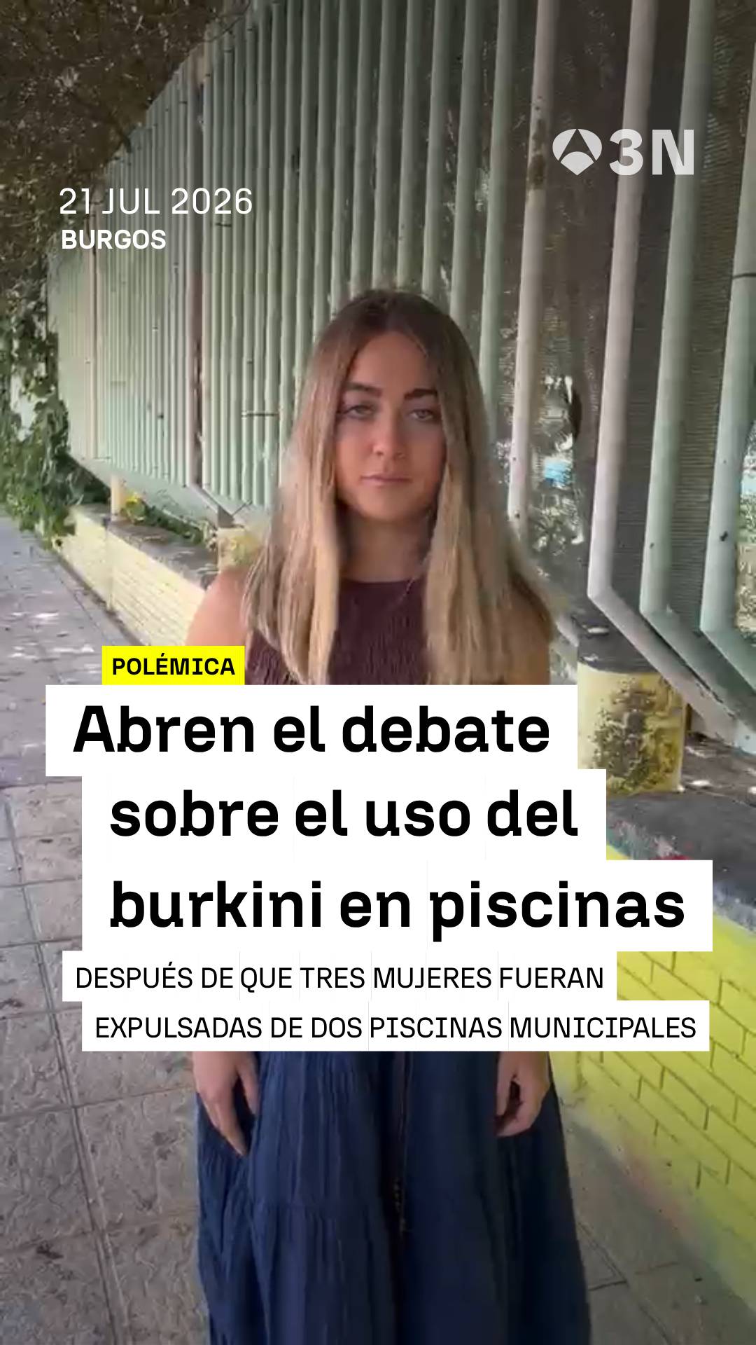 💥🏊🏻‍♀️ Polémica en Burgos por el uso del burkini en piscinas públicas de la ciudad tras expulsar a tres mujeres