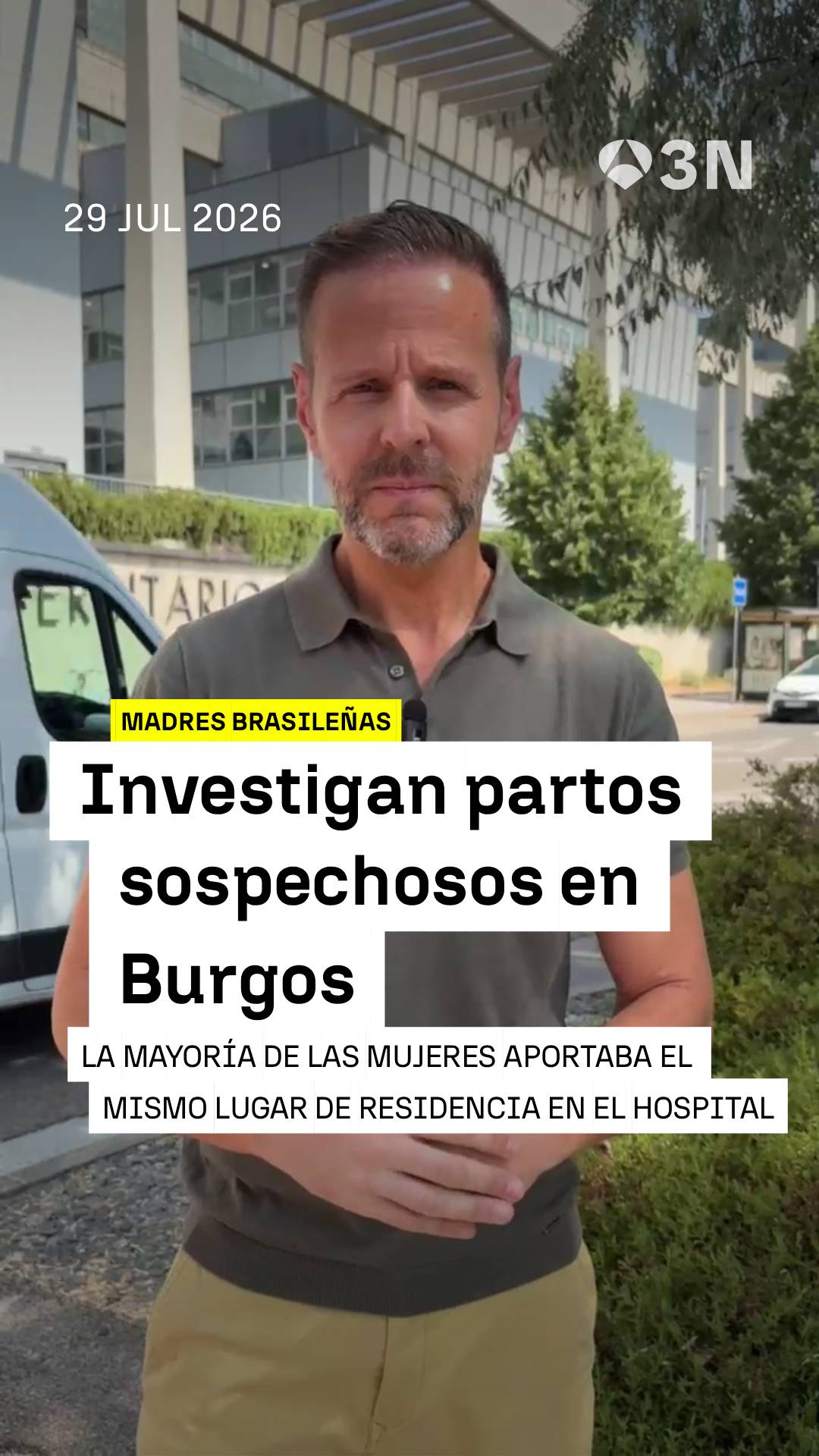 🚨 La Policía Nacional investiga hasta 30 partos de mujeres brasileñas que llegaban de Bélgica a Burgos, acompañadas en ocasiones por el mismo hombre.