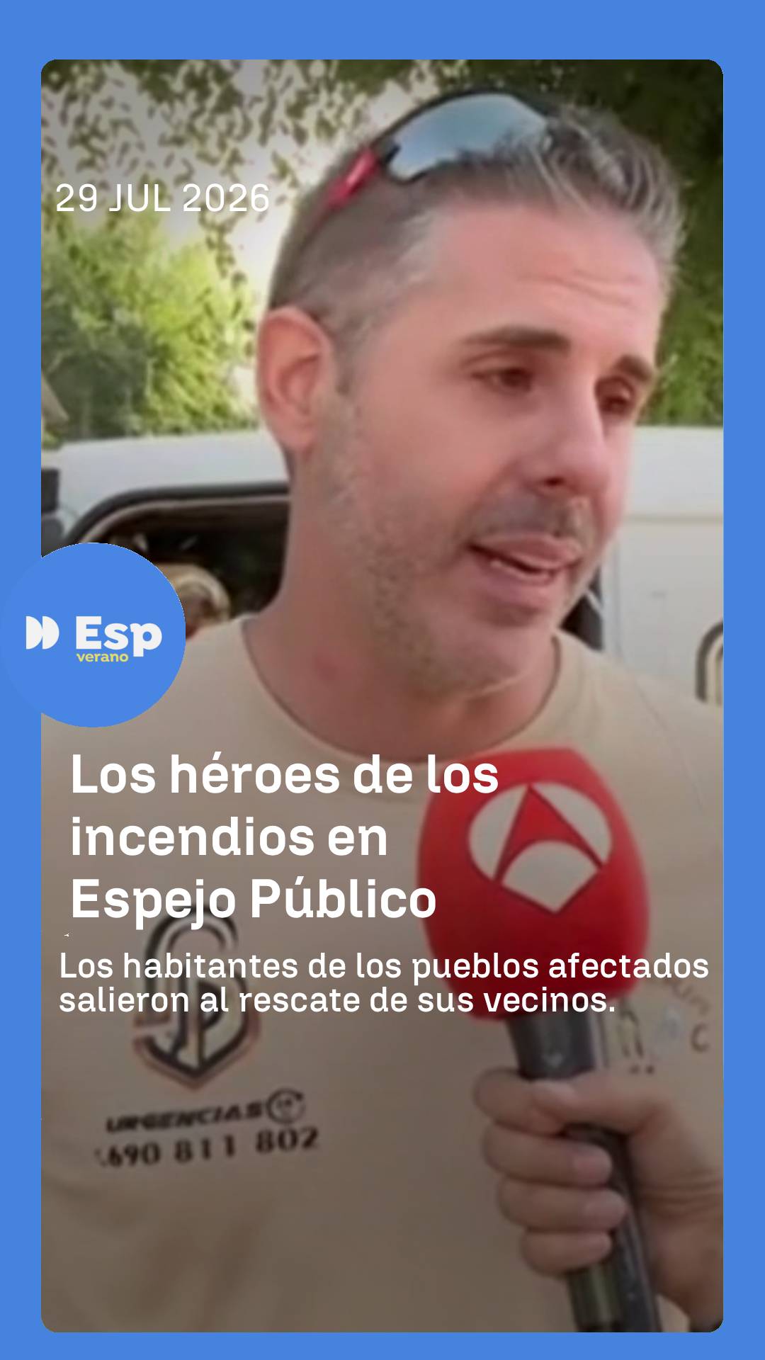 🦸🏻‍♂️ El héroe de Piedralaves fue casa por casa de sus vecinos para rescatar sus pertenencias: 