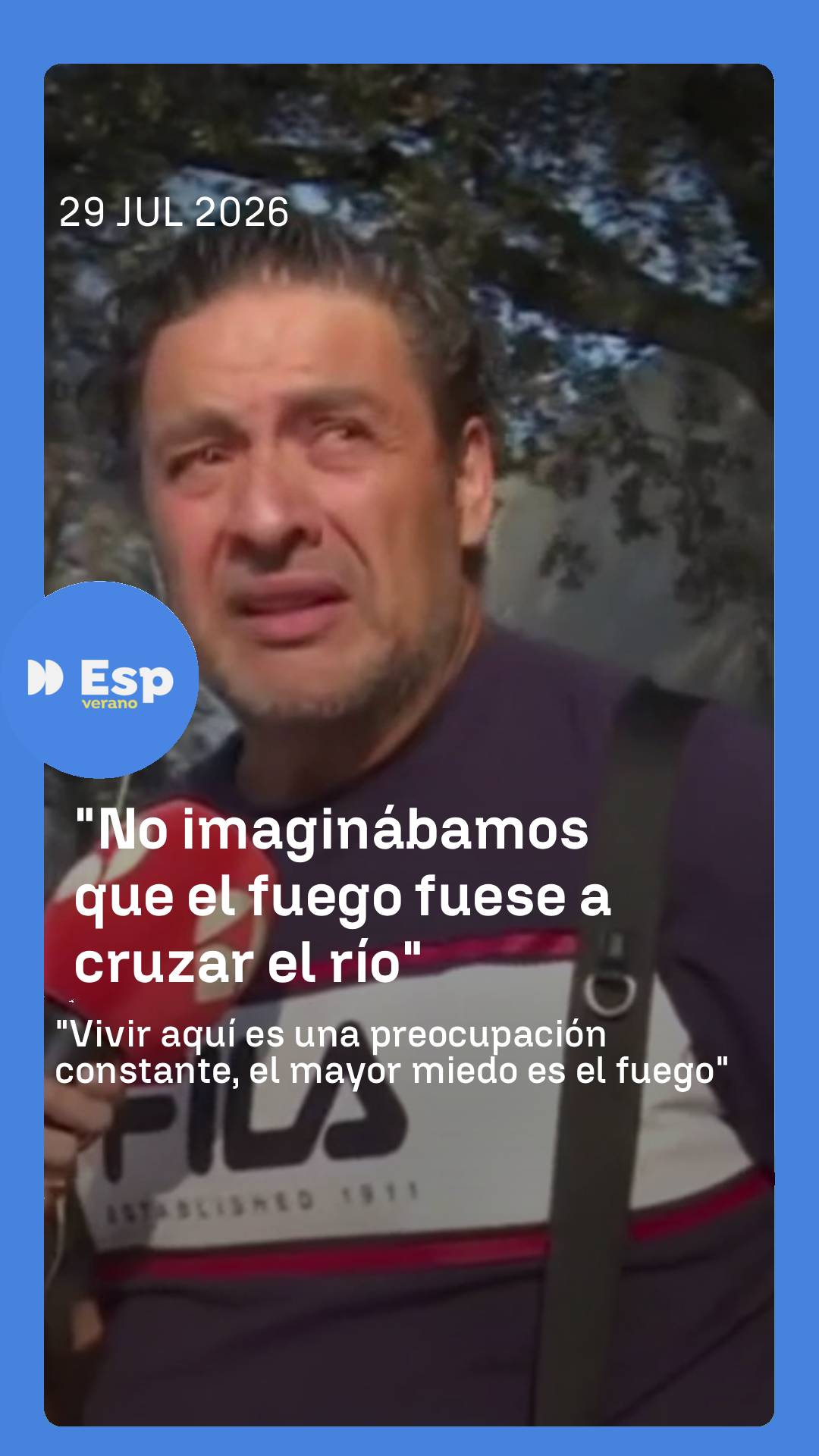 ➡️Hablamos con José, un vecino de Navas del Rey, quien por poco pierde su casa a manos del fuego.