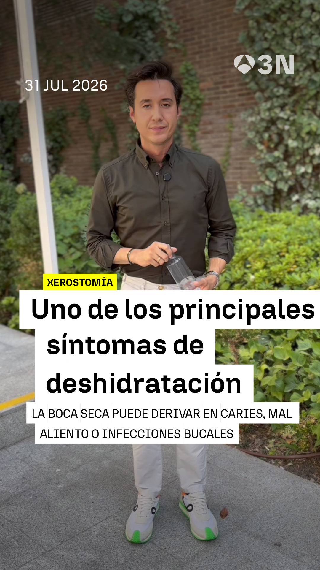 ☀️ Frente a las constantes olas de calor este verano, debemos estar atentos a los múltiples signos de la deshidratación.