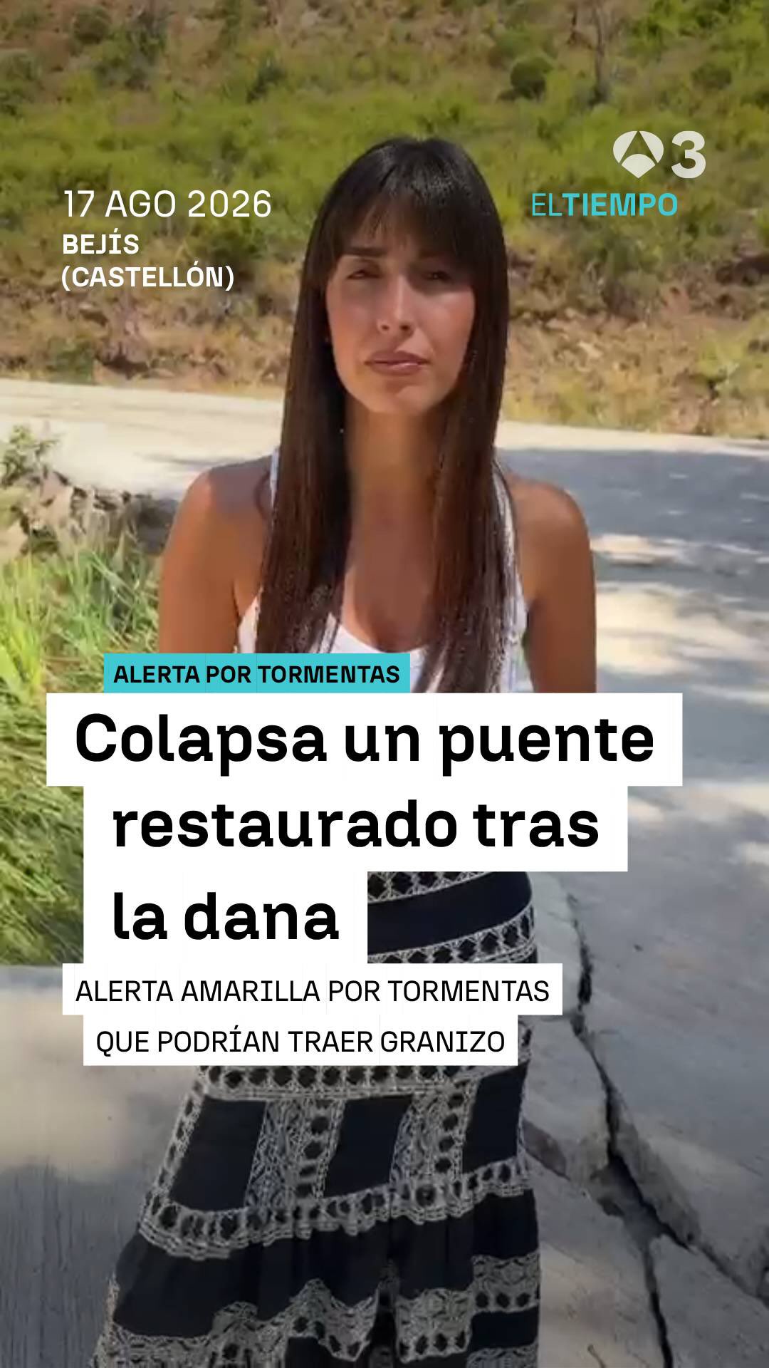 ☔ Alerta amarilla en el interior de Castellón por tormentas que podrían traer granizo y fuertes rachas de viento