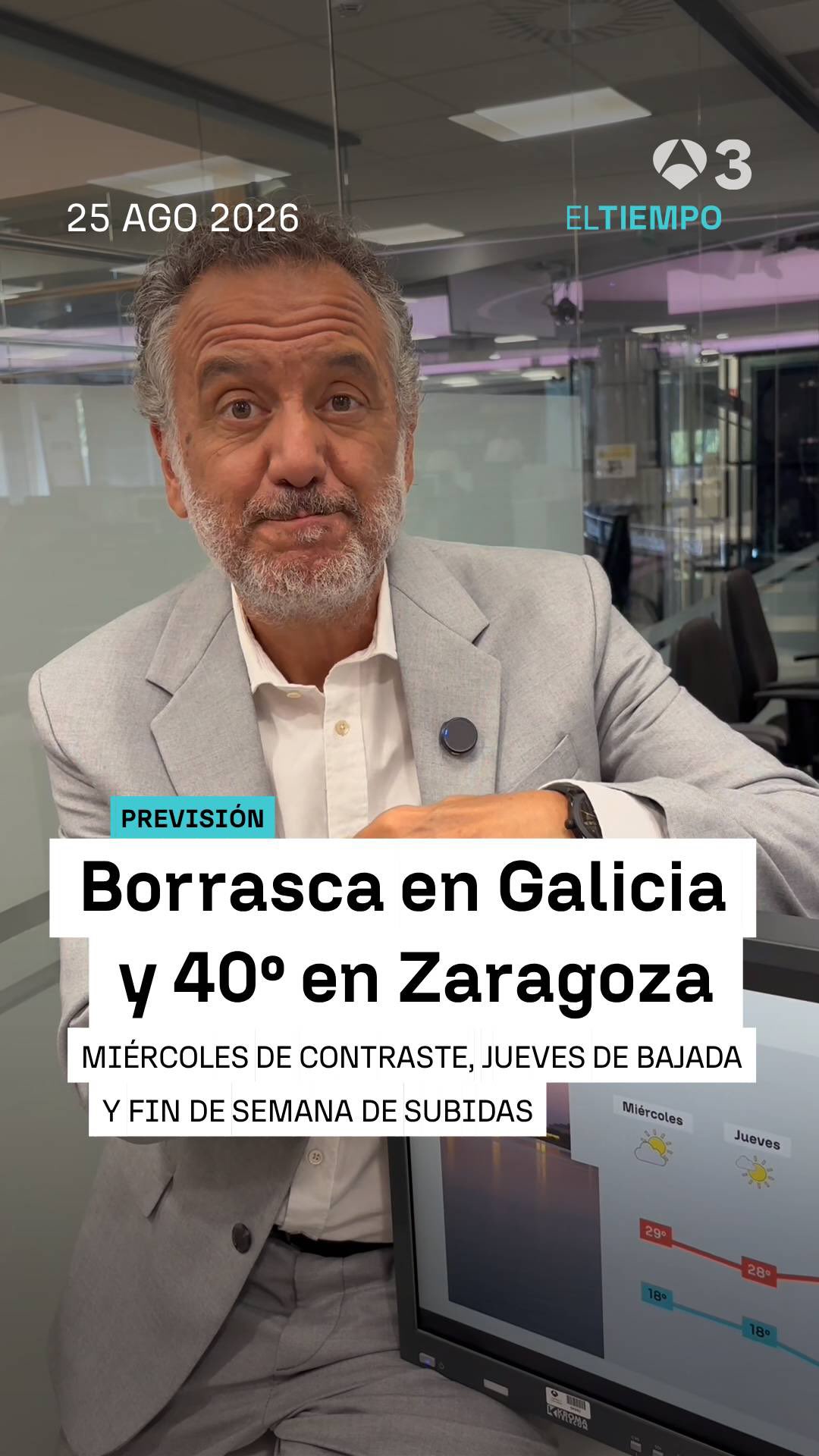 ⛈️ Miércoles de contrastes, una nueva borrasca llega por Galicia