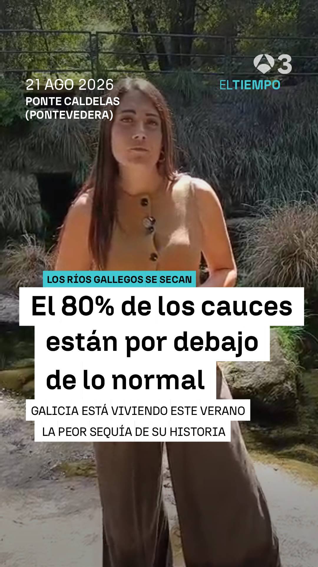 💧 Galicia está viviendo este verano la peor sequía de su historia y dos de cada tres ayuntamientos tienen ya restricciones en el consumo del agua
