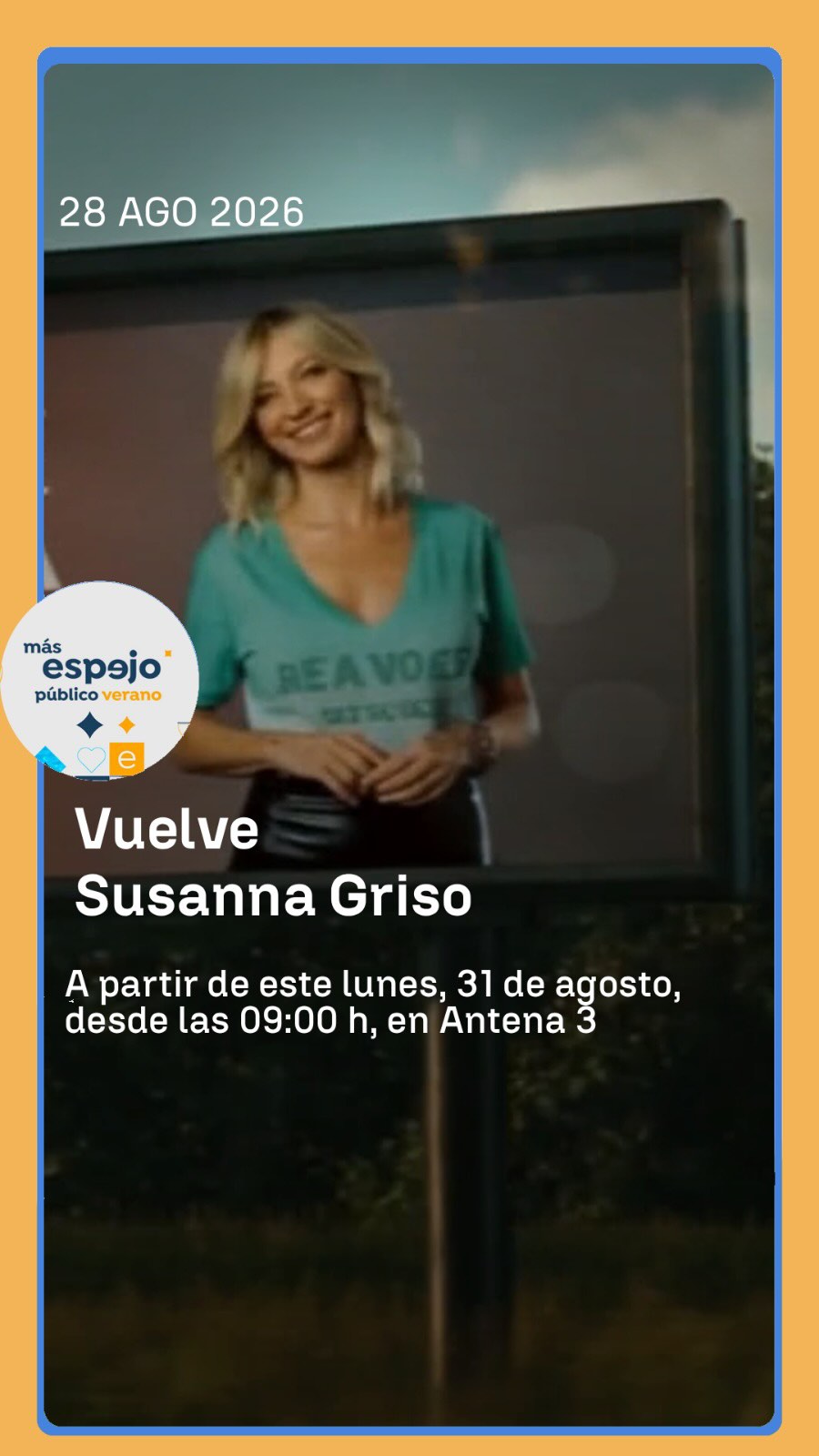 🟠 Vuelve @susannagrisooficial