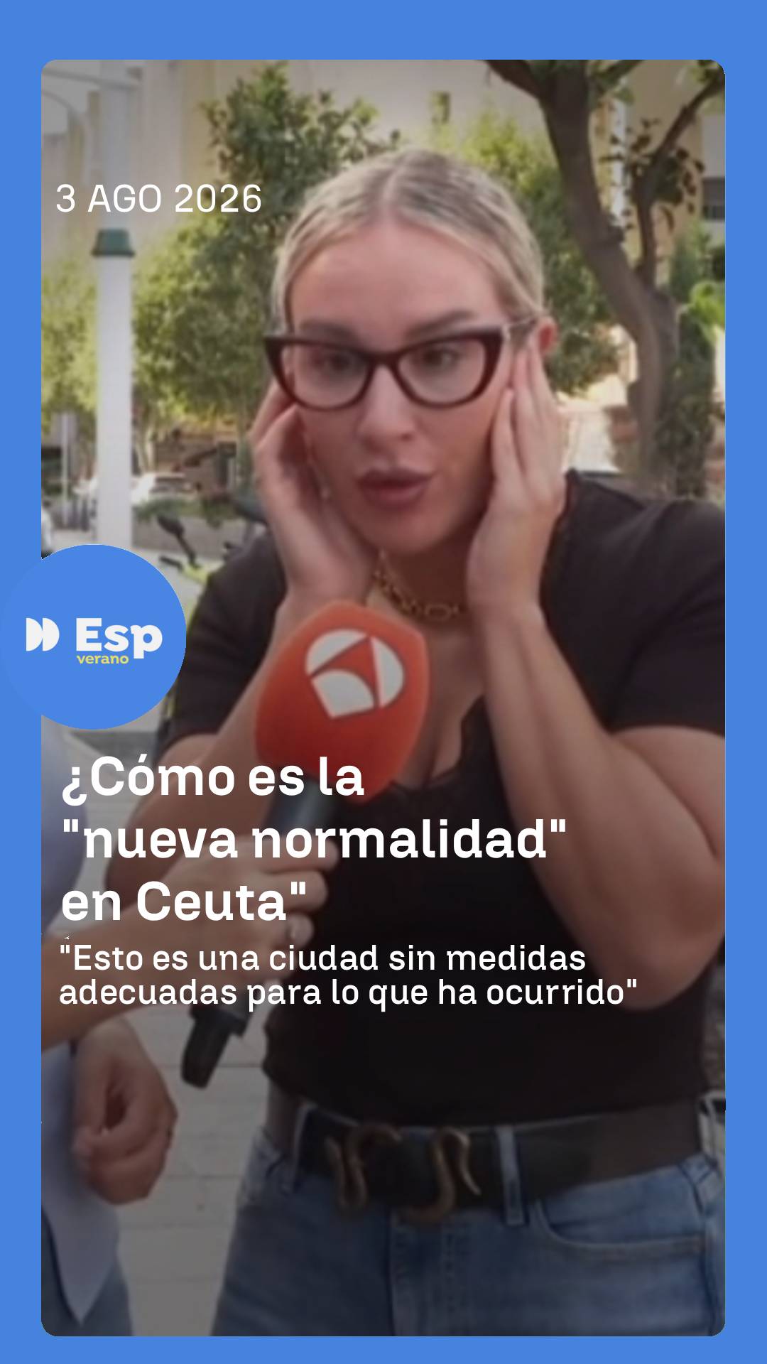 ➡️ Rocío Gil, la ceutí indignada que apareció en Espejo Público durante la avalancha de migrantes, vuelve a hablar sobre la situación actual en Ceuta.
