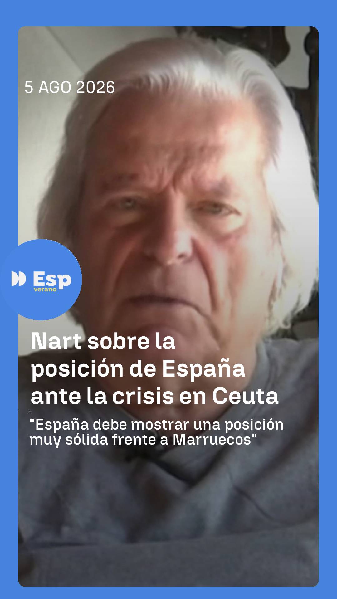 🏛️ Javier Nart, ex diputado del Parlamento Europeo, expresa consternado cómo España debería posicionarse frente a Marruecos ante la crisis migratoria.