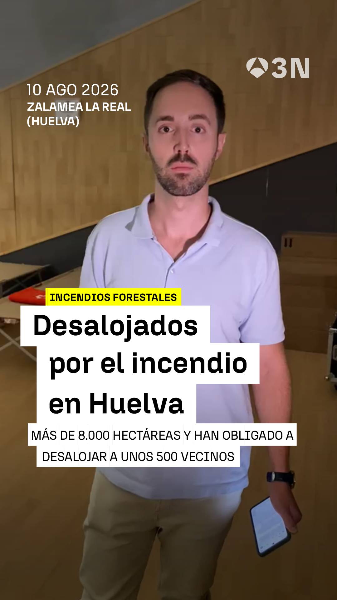 🔥 El incendio de Niebla, en Huelva, continúa descontrolado y ha consumido ya más de 8.000 hectáreas y obligado al desalojo de más de 400 personas.