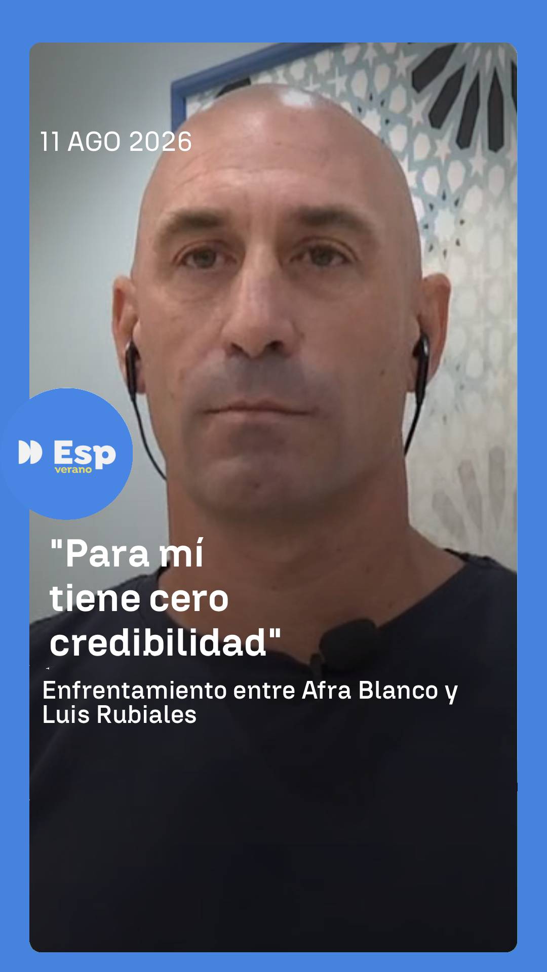 🔥 El rifirrafe entre Afra Blanco y Luis Rubiales en la entrevista de hoy: 