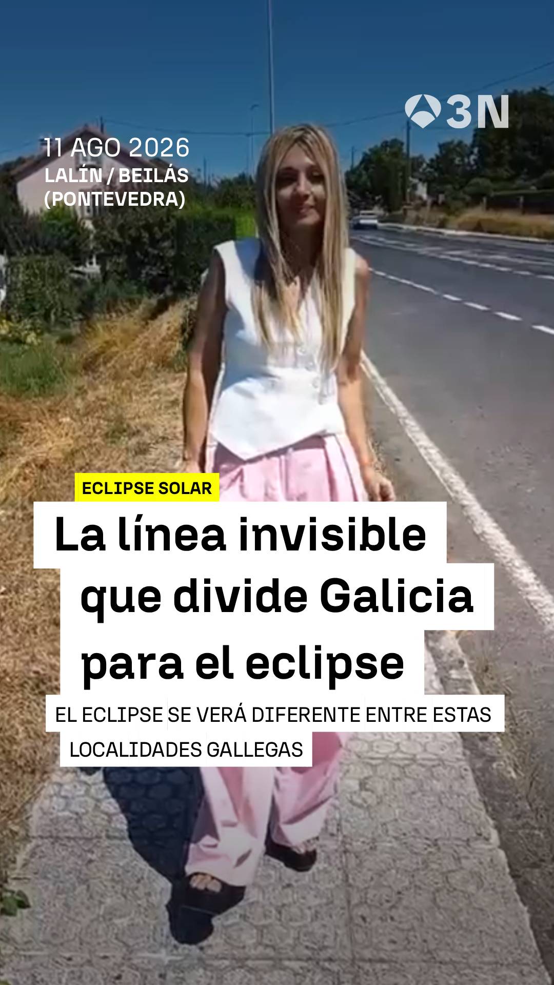 🌒 El eclipse de mañana no se verá igual en todas las zonas de Galicia.