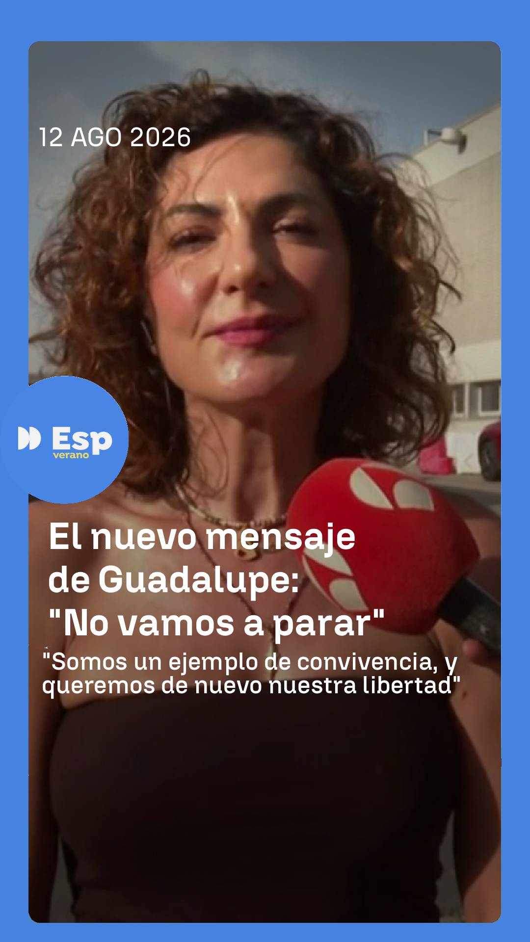 🩺 Guadalupe, la doctora y vecina de Ceuta preocupada por la situación, vuelve a hacer otro cartel en el que se lee 