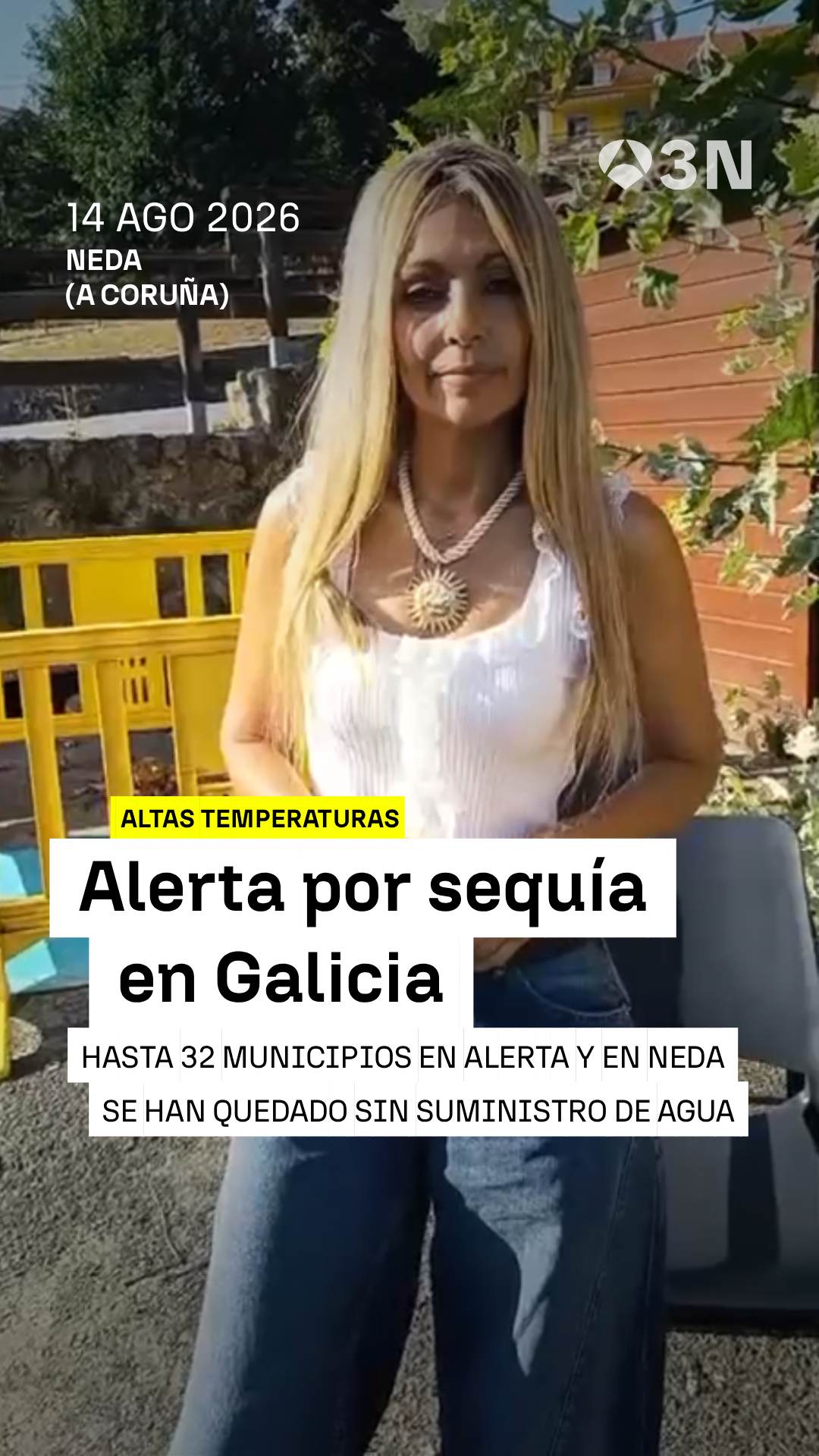 🚰 Alerta por desabastecimiento de agua en Galicia debido a las altas temperaturas y la falta de lluvias.