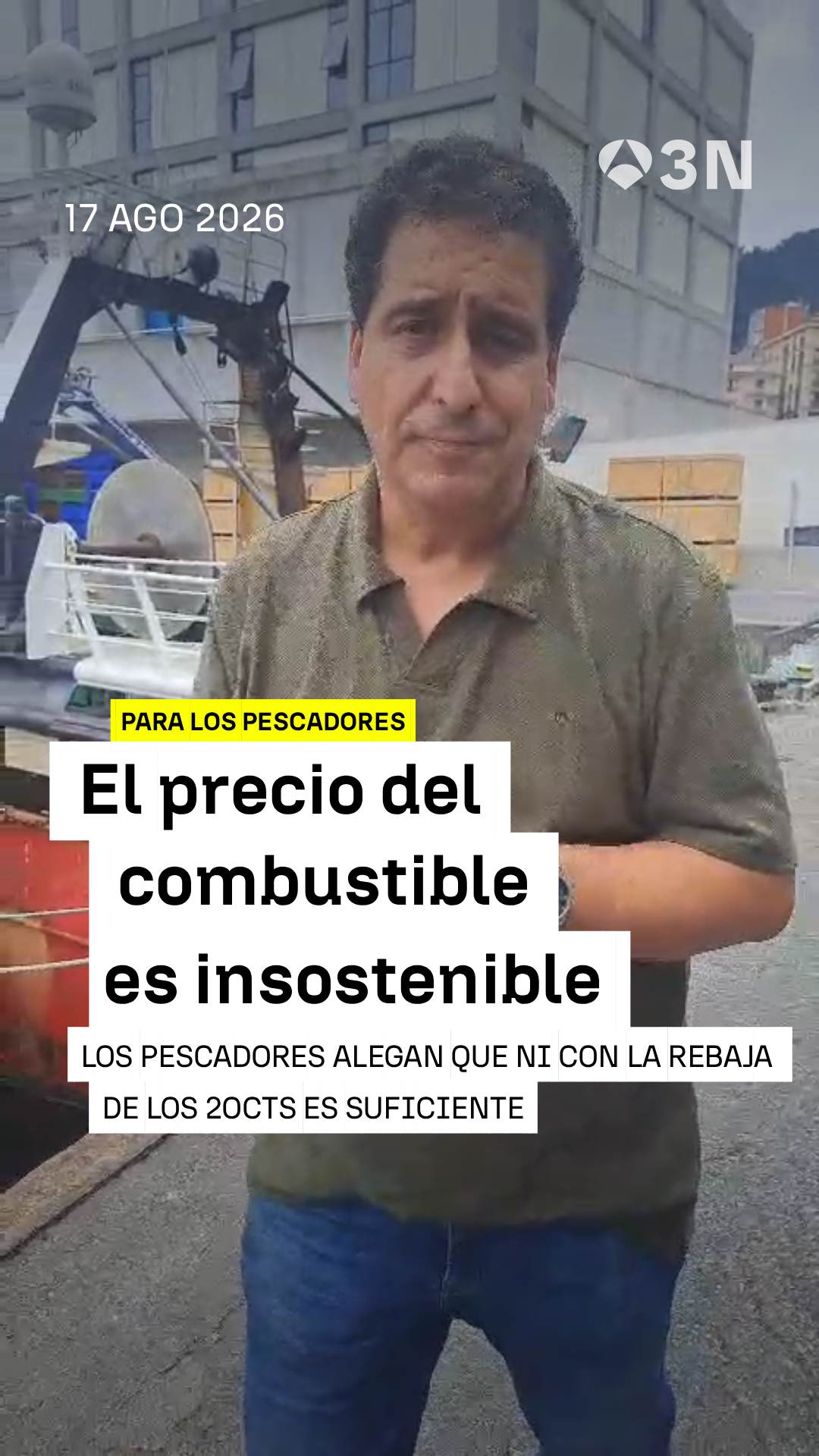 ⛽ La subida del precio del gasoil está afectando también a los pescadores, con una diferencia de casi el doble desde el pasado enero.