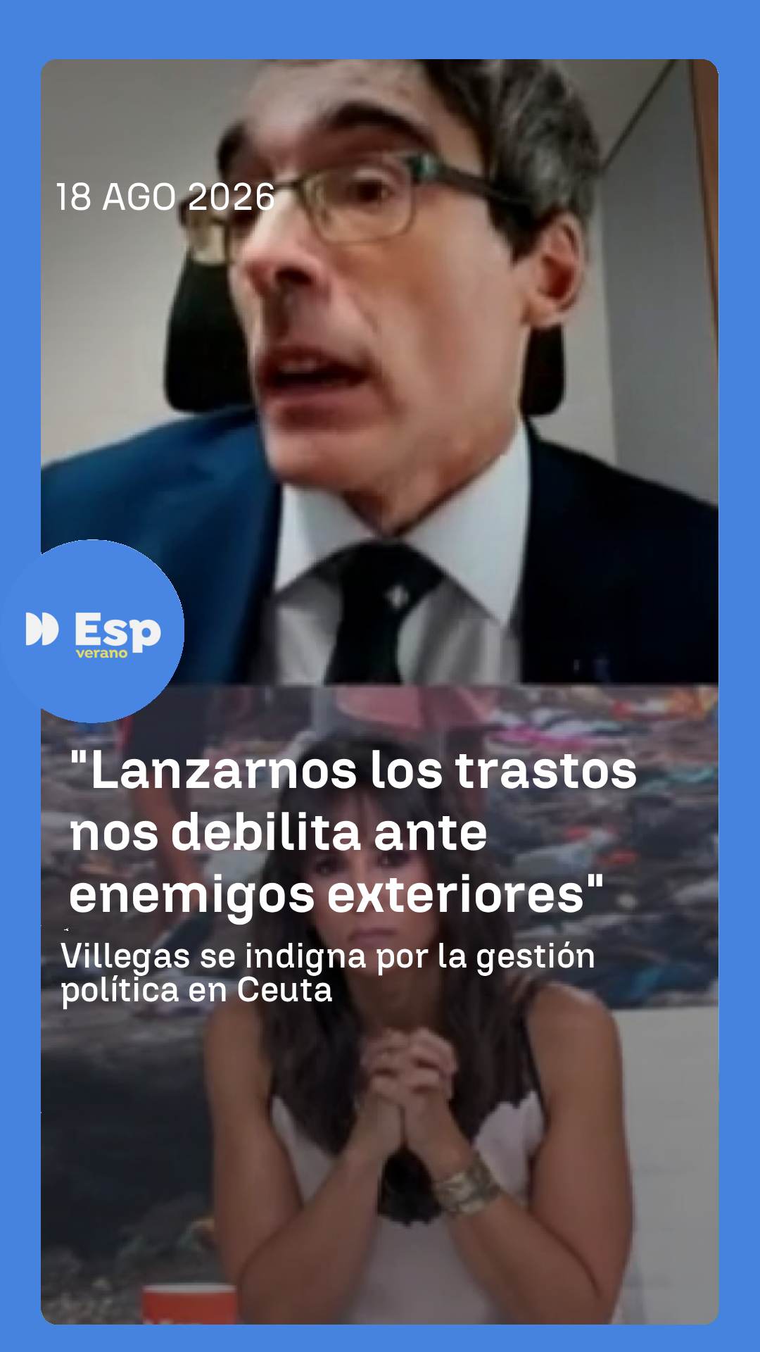 ➡️ Jesús Villegas, magistrado, da su opinión sobre la gestión política en Ceuta.