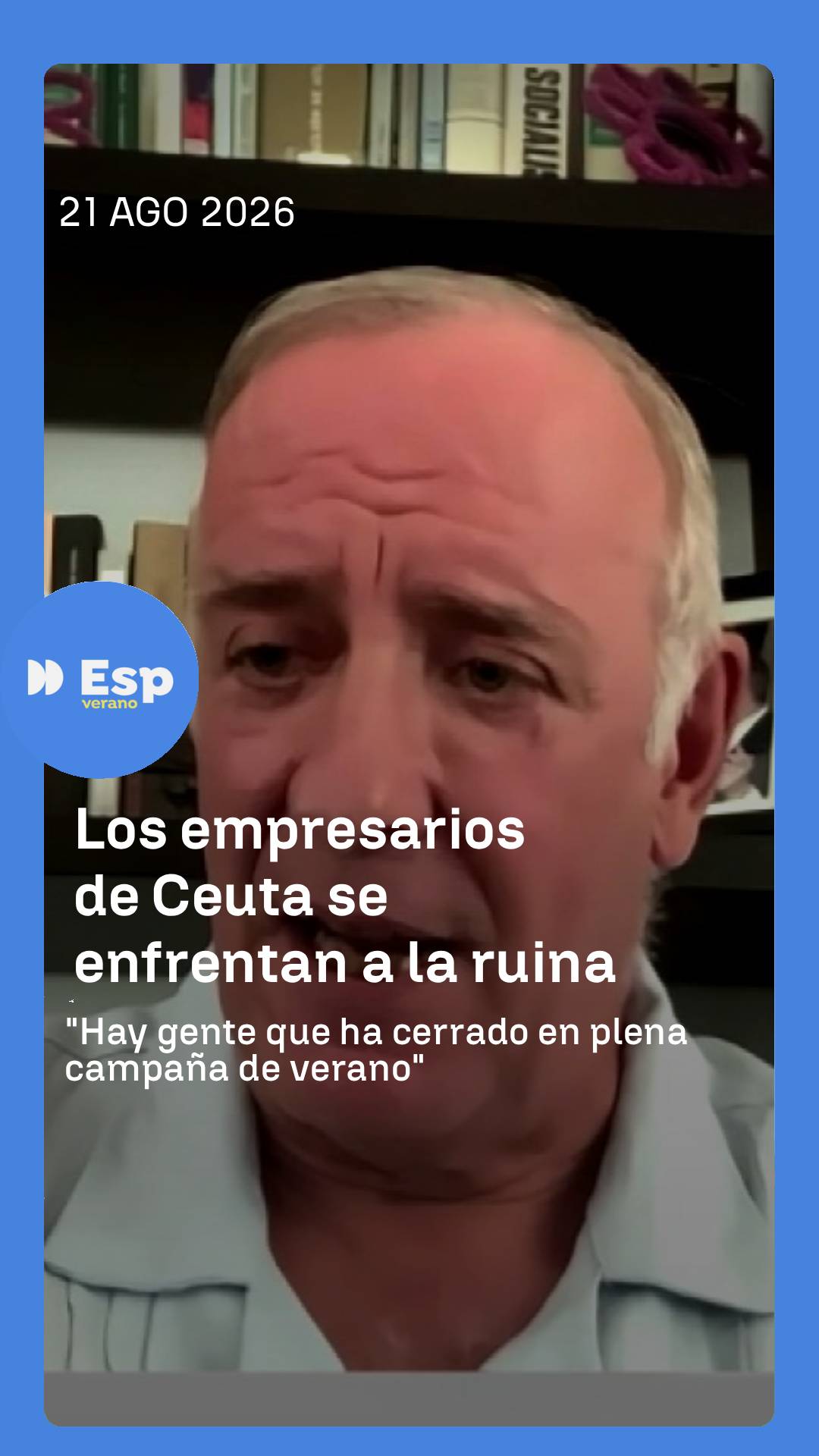 ➡️ Sonia Deloy, empresaria ceutí, y el economista Lorenzo Bernaldo de Quirós analizan la situación que atraviesan los comercios en Ceuta.