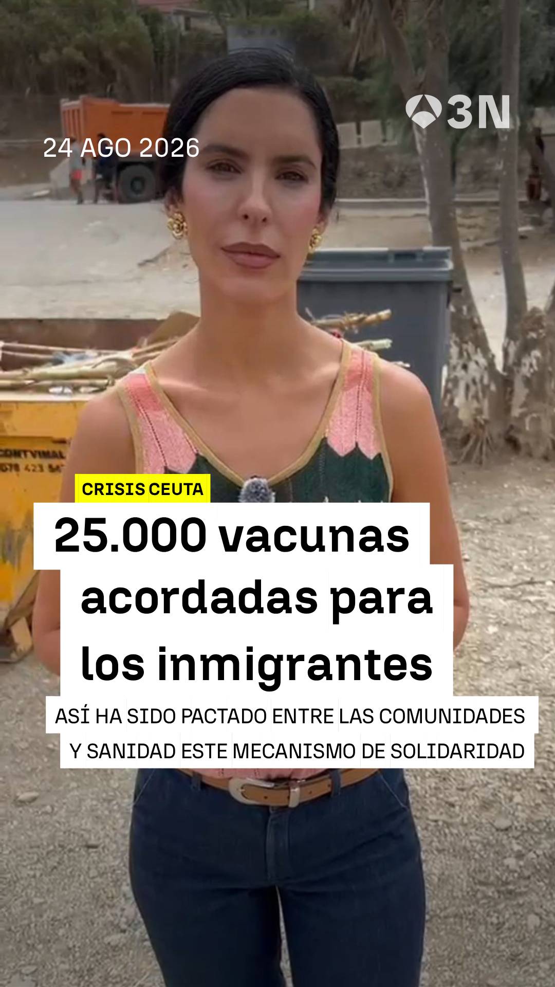 💉 Las comunidades autónomas y Sanidad acuerdan el reparto de 25.000 vacunas para los migrantes de Ceuta.