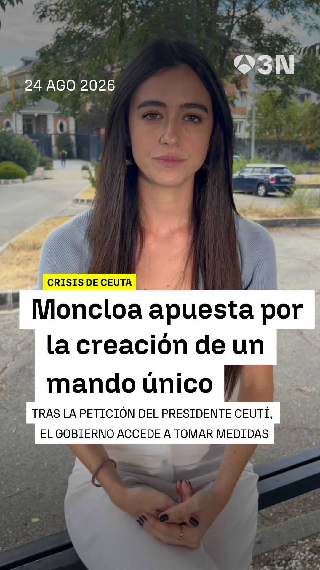 ⚙️ Moncloa justifica la activación del mando único en Ceuta que exigía su presidente asegurando que 