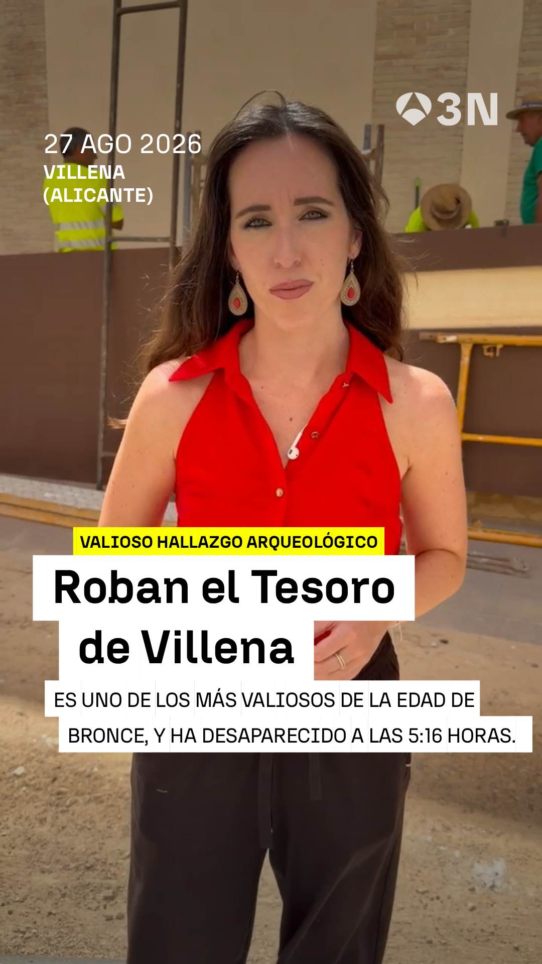 🚨 El Tesoro de Villena, uno de los mayores hallazgos arqueológicos de la Edad de Bronce, ha sido robado durante esta madrugada.
