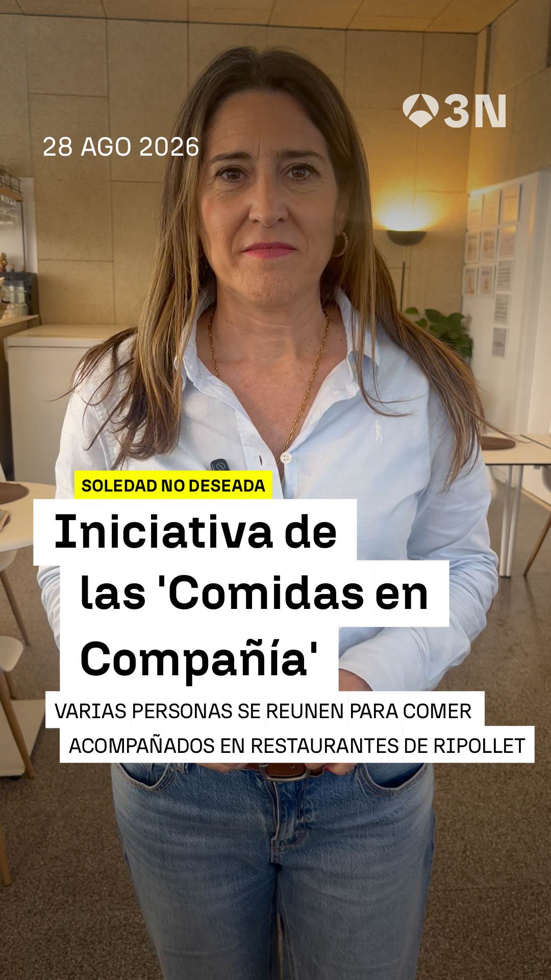 🍽️ Varias personas mayores se reúnen en restaurantes de Ripollet para comer acompañadas, por precios muy asequibles y de manera saludable.