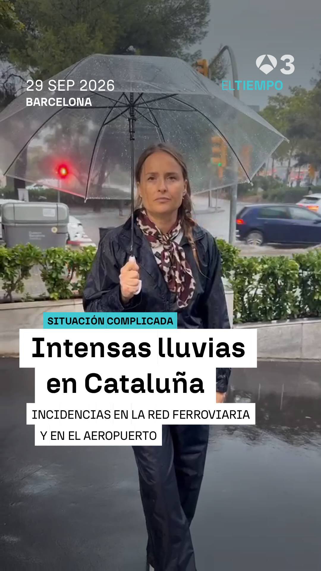 🌧️ Las intensas lluvias en Cataluña están dejando una situación complicada