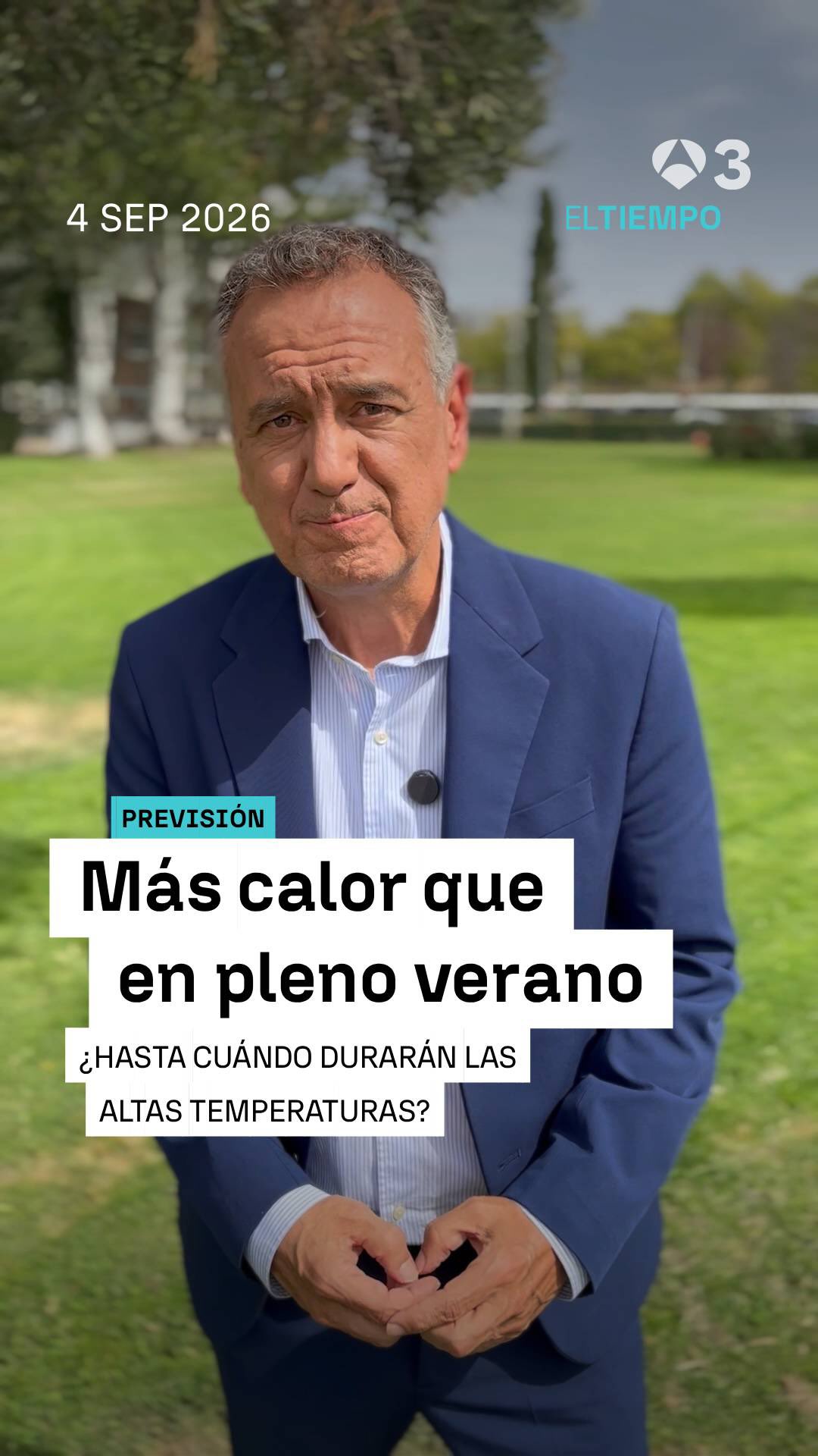 ☀️ Llega septiembre con más calor que en pleno verano