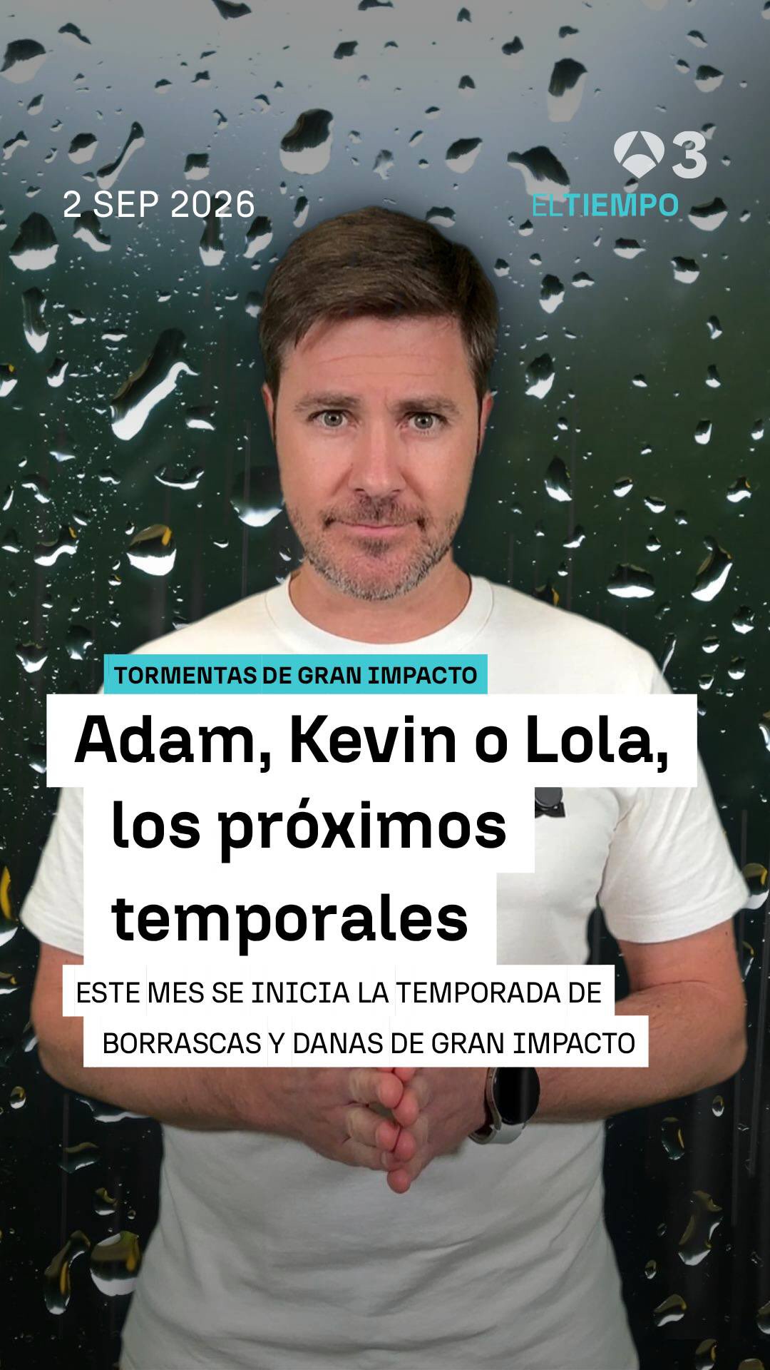 ⛈️ Este mes se inicia la temporada de borrascas y danas de gran impacto