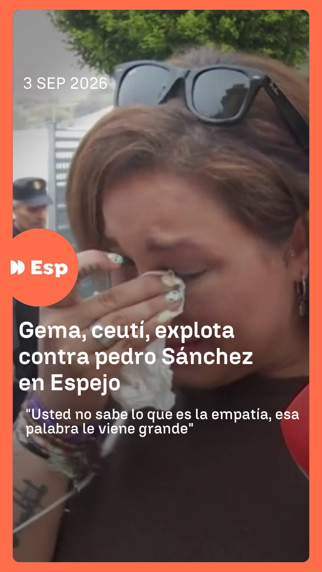 💔 Gema, una vecina de Ceuta, estalla de rabia contra Pedro Sánchez ante la desoladora situación.