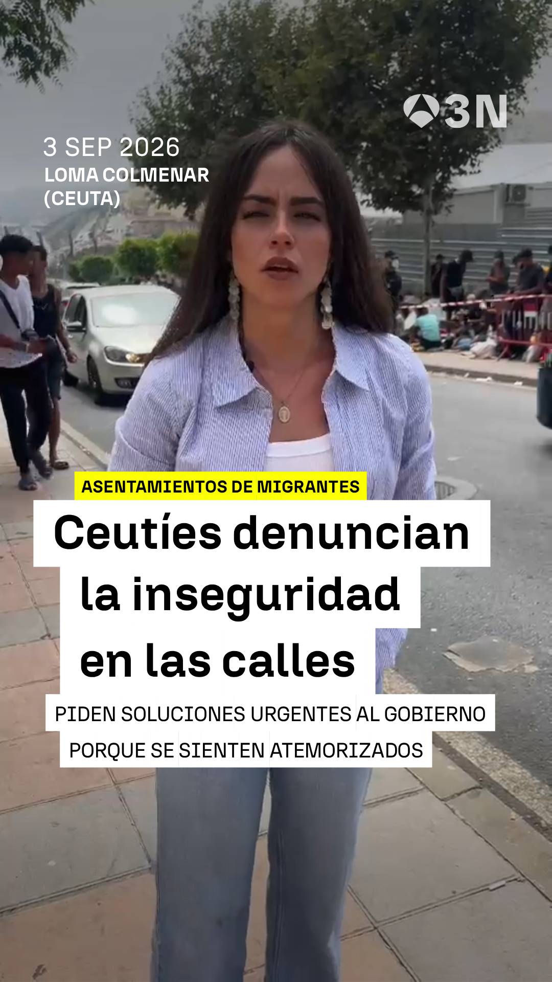 🚨🗣️ Los ceutíes denuncian la inseguridad e insalubridad que siguen sufriendo en las calles